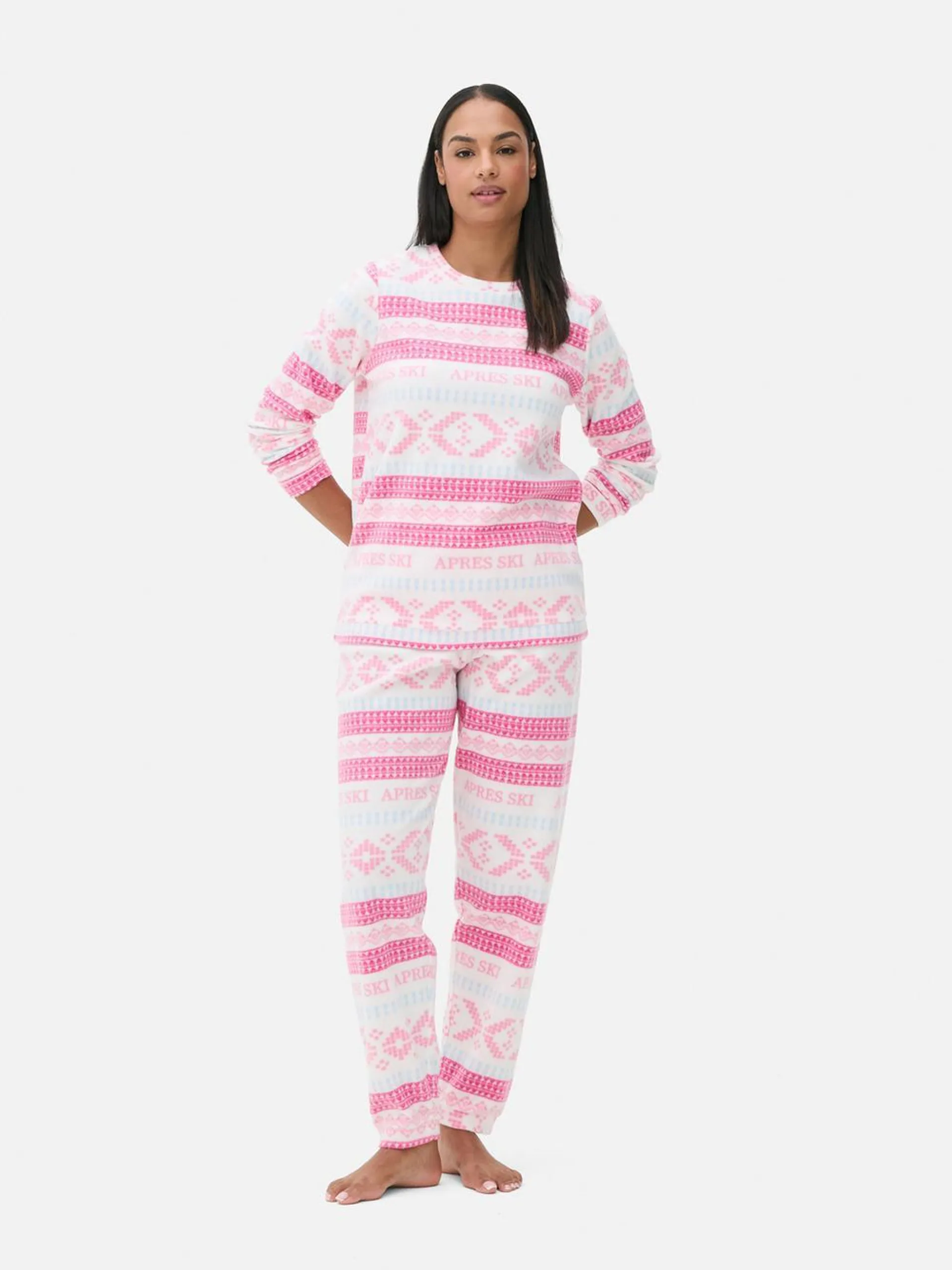 Fair Isle Fleece Pajamas