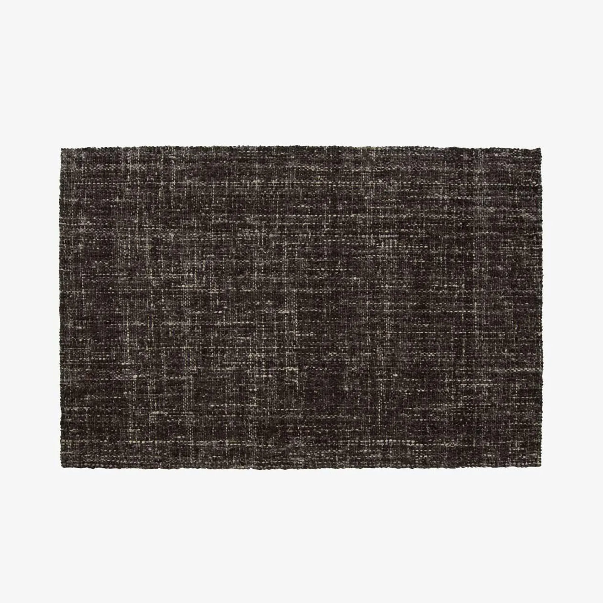 Tissage Tapis noir & blanc