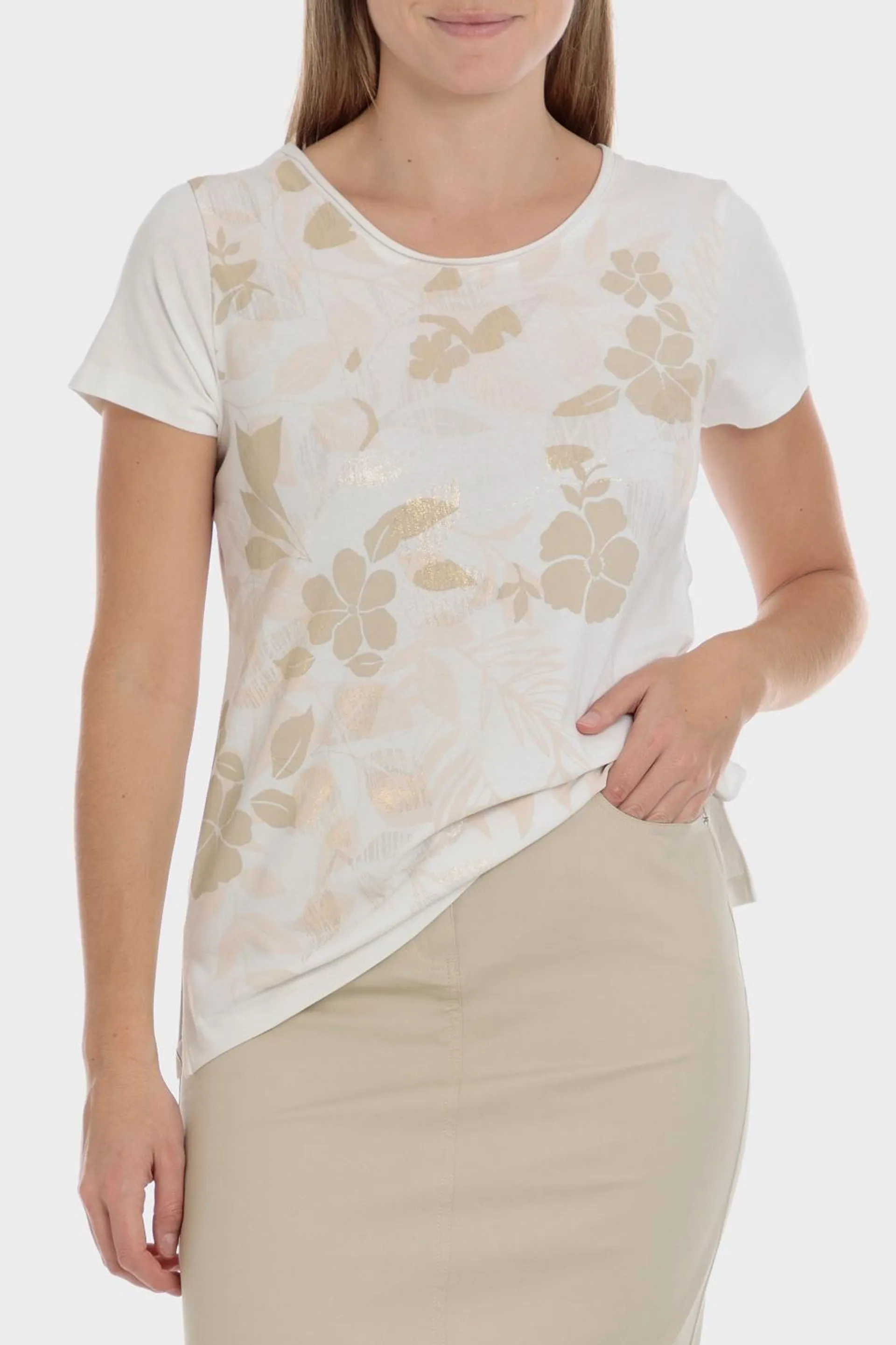 T-shirt imprimé floral