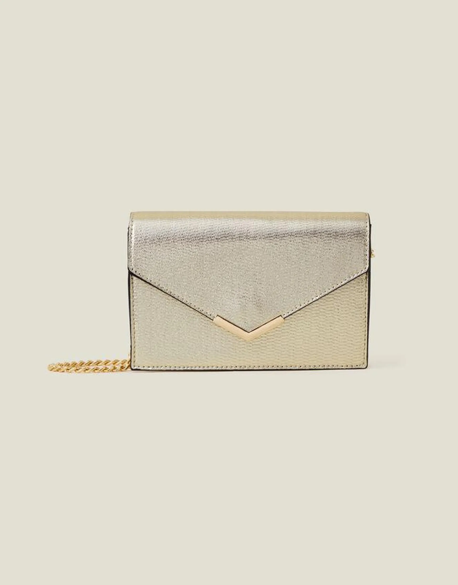 Envelope Cross-Body Bag Gold