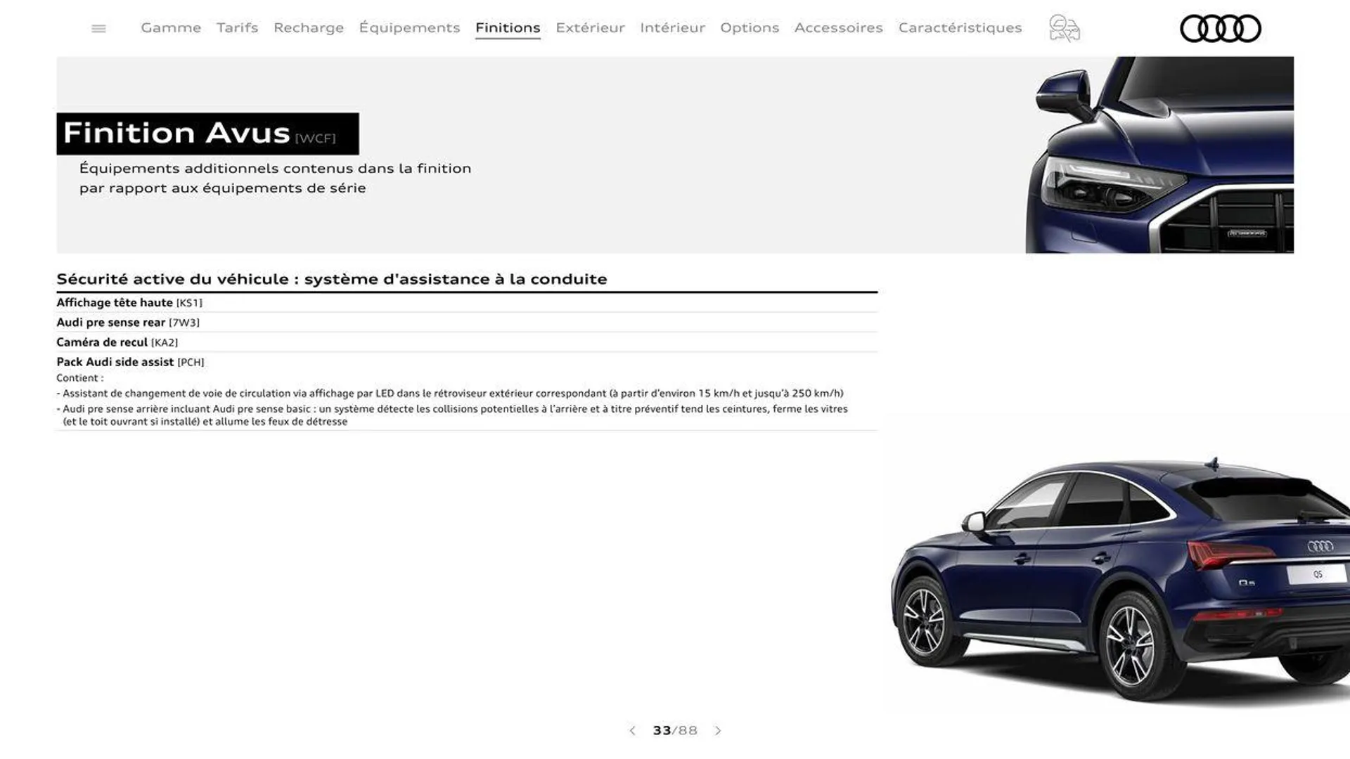 Audi Q5 du 20 août au 31 décembre 2024 - Catalogue page 33