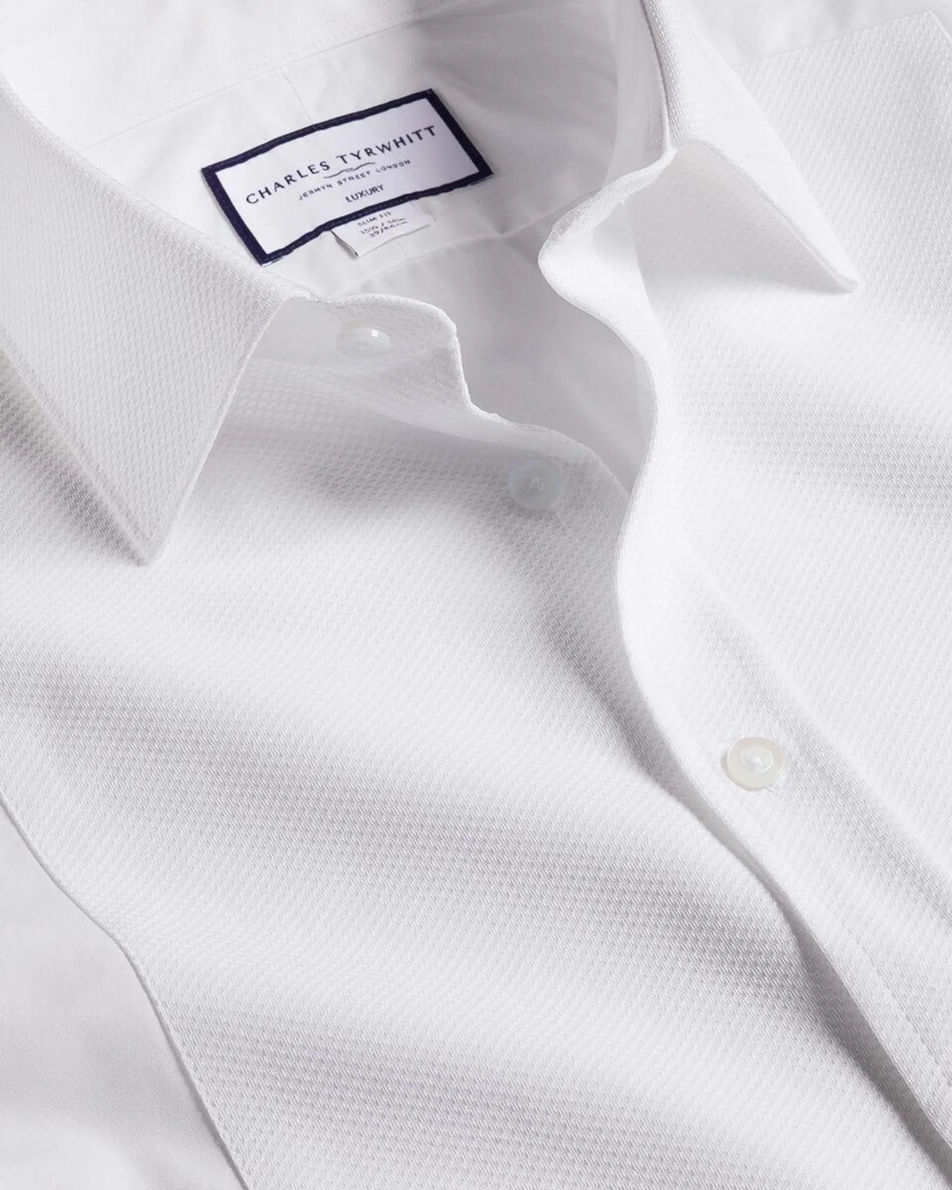 details about product: Marcella Bib Evening Shirt - White