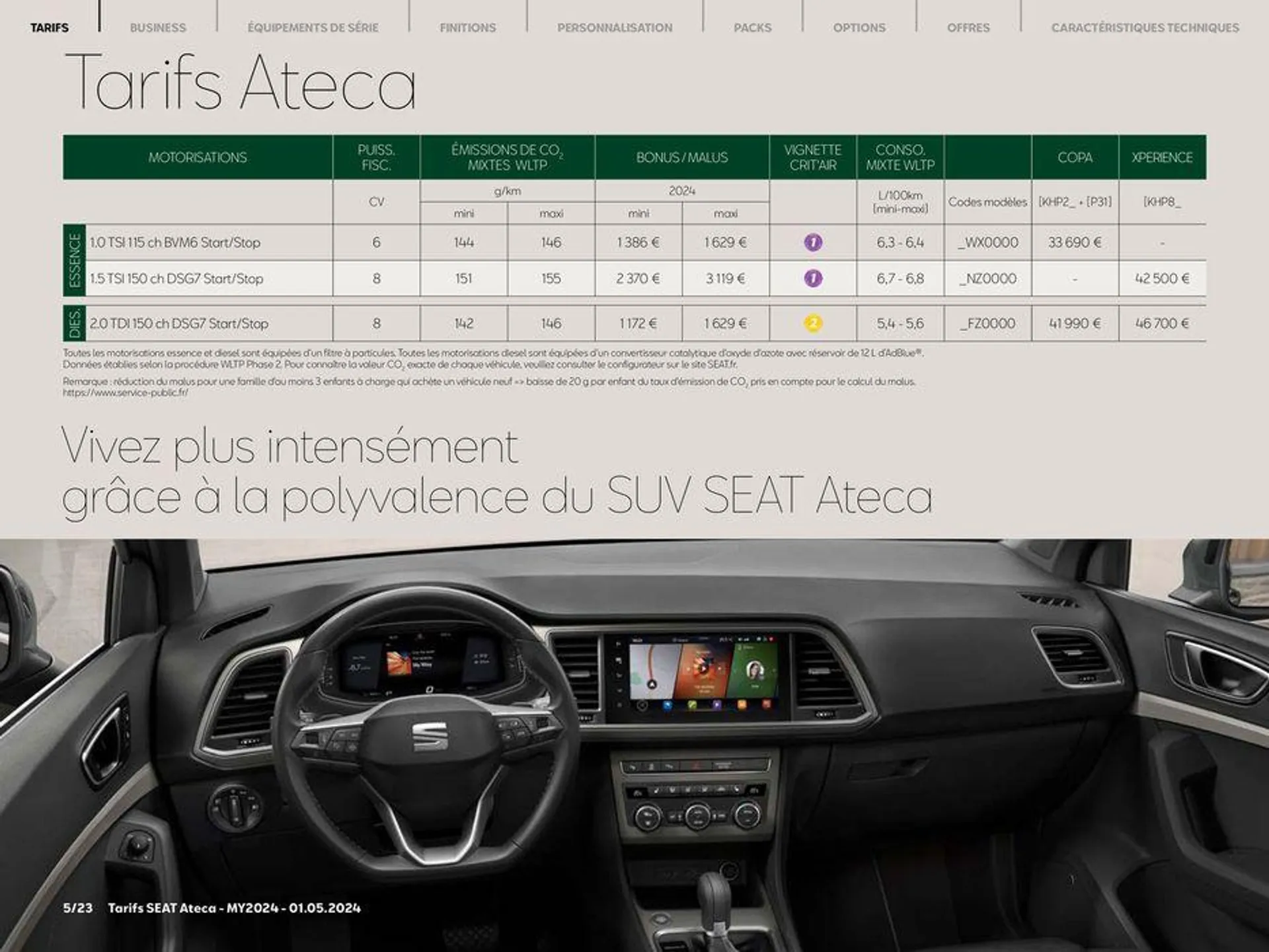 SEAT Ateca du 7 mai au 7 mai 2025 - Catalogue page 5