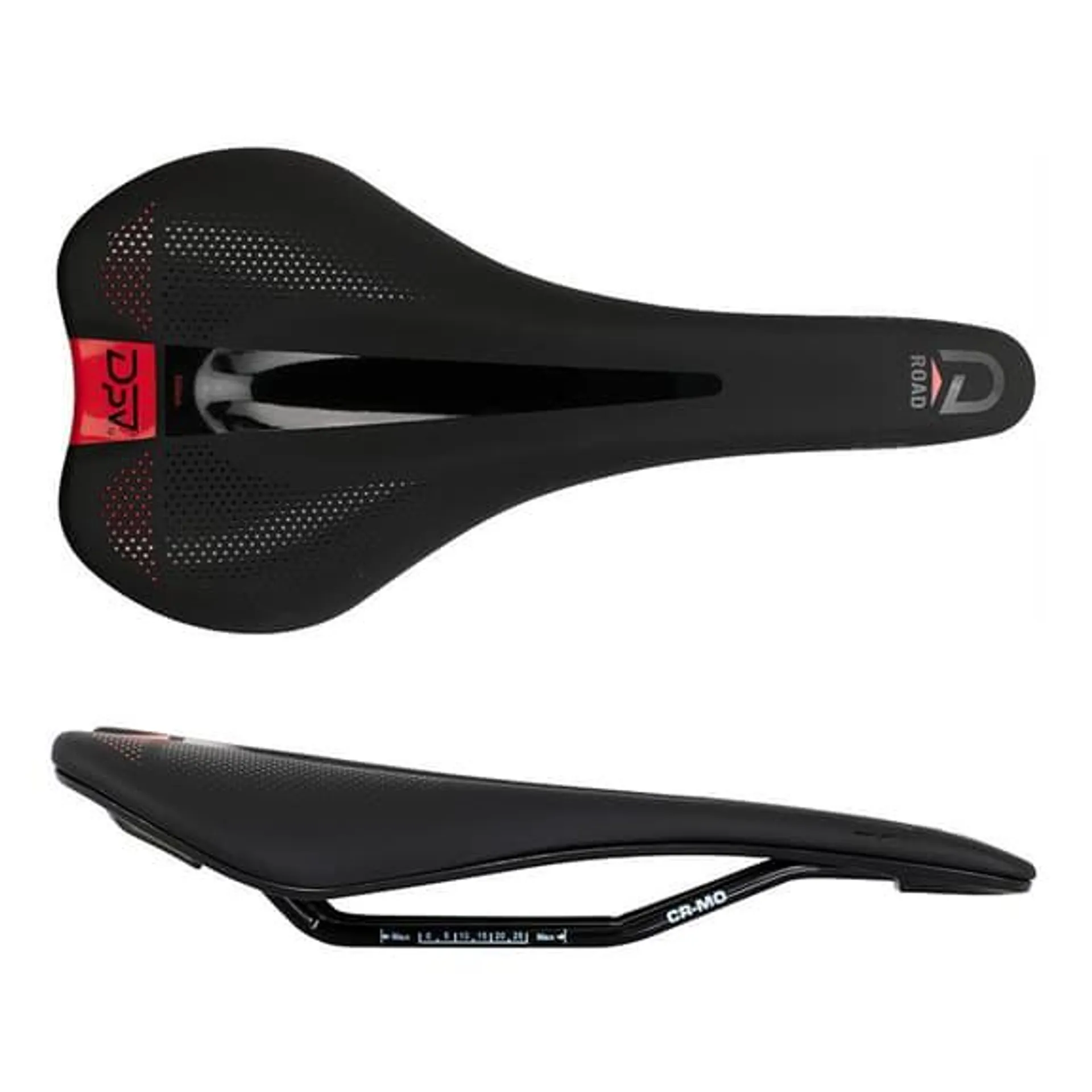 Selle DPV Atlantis Road Racing noir rouge