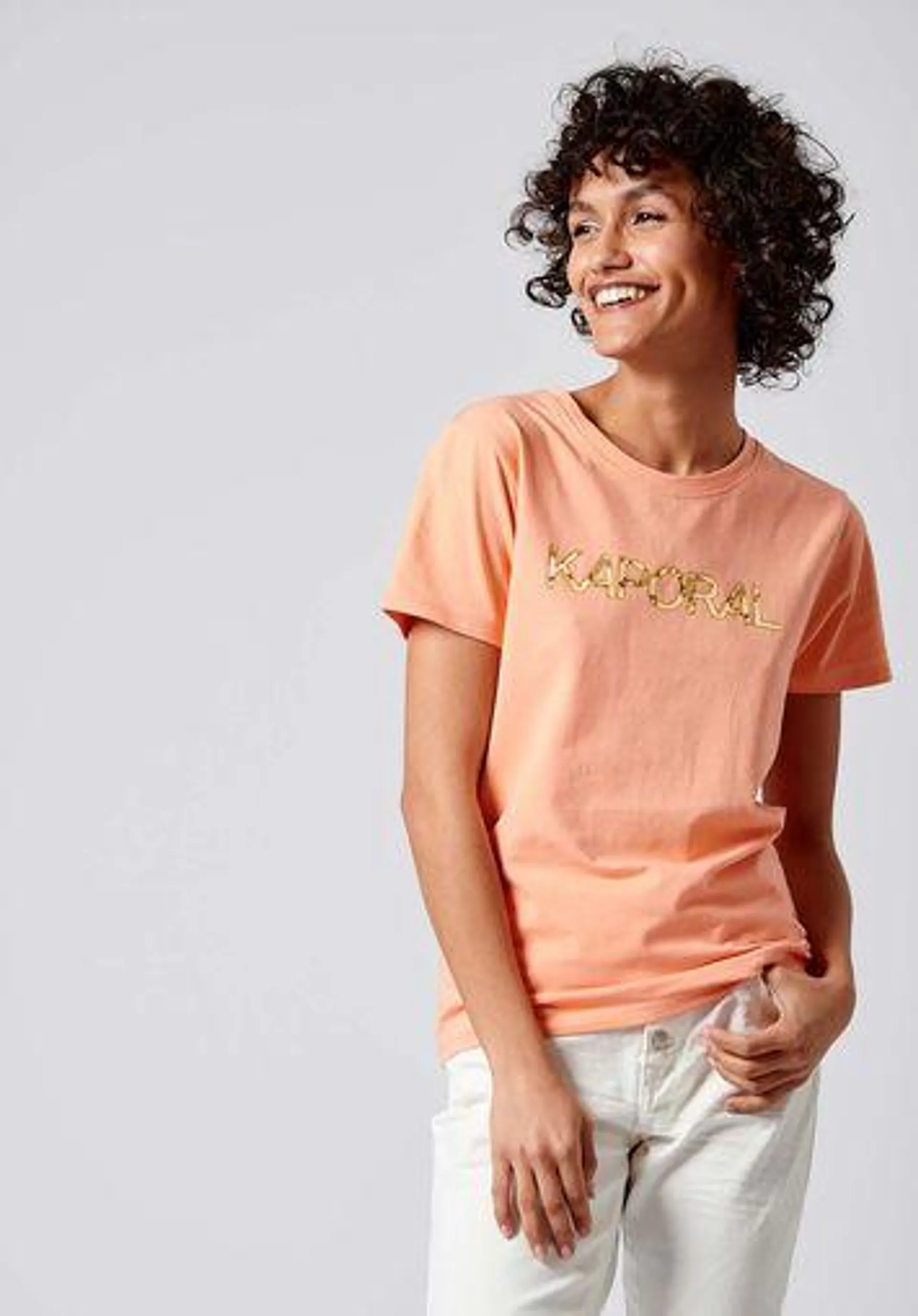 T-shirt corail Femme