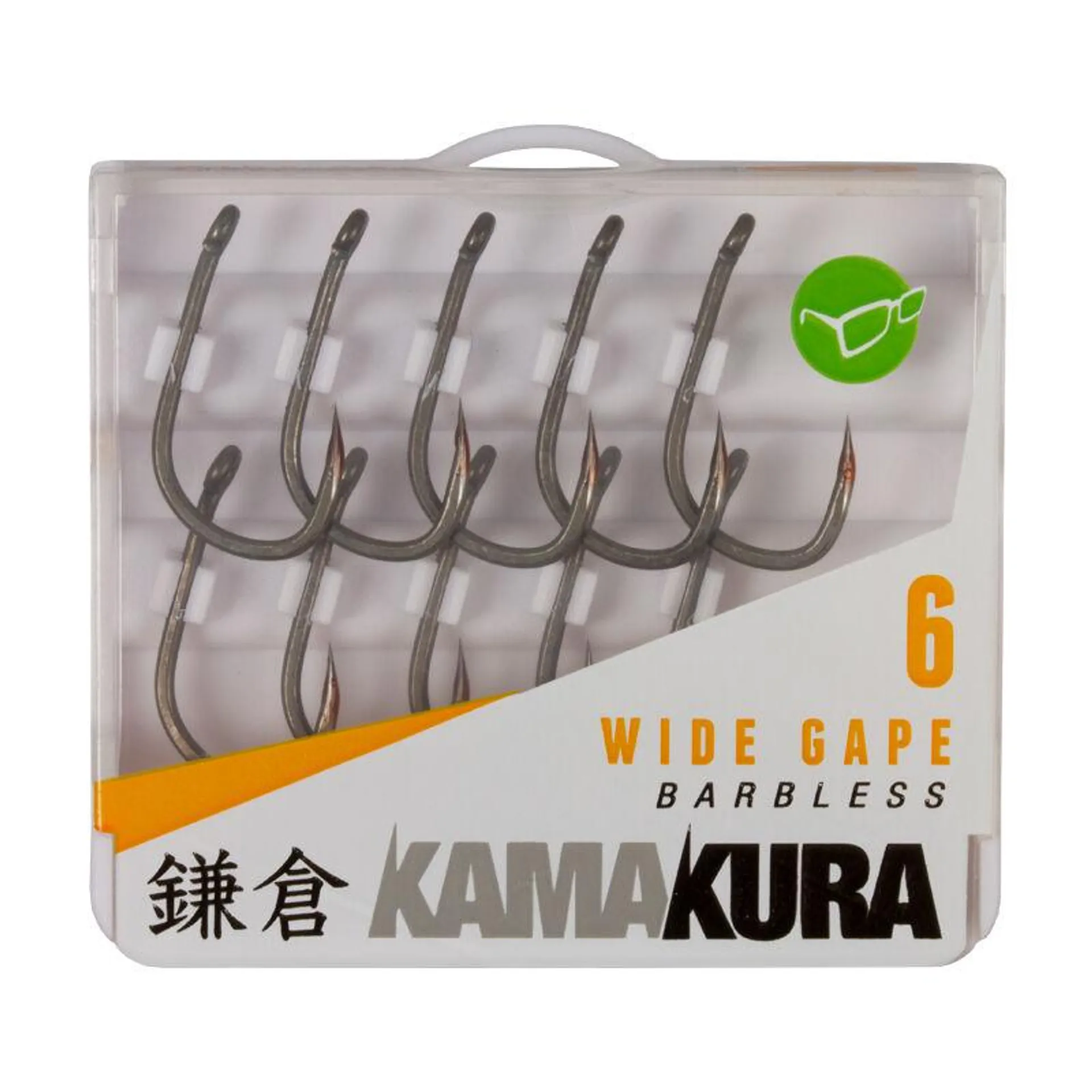 Hameçon carpe korda kamakura wide gape barbless (x10)