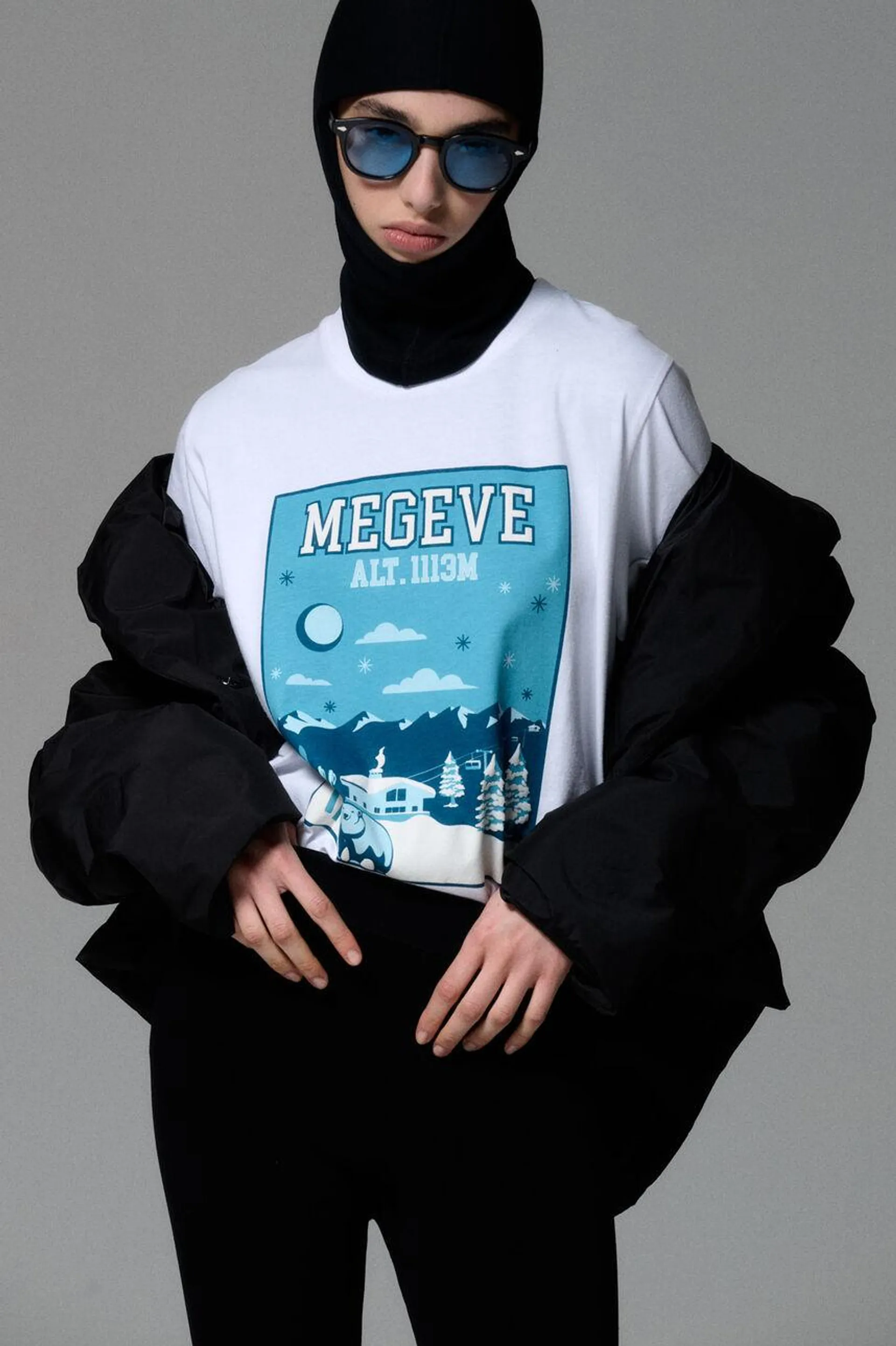 Tee-shirt oversize en jersey MEGEVE