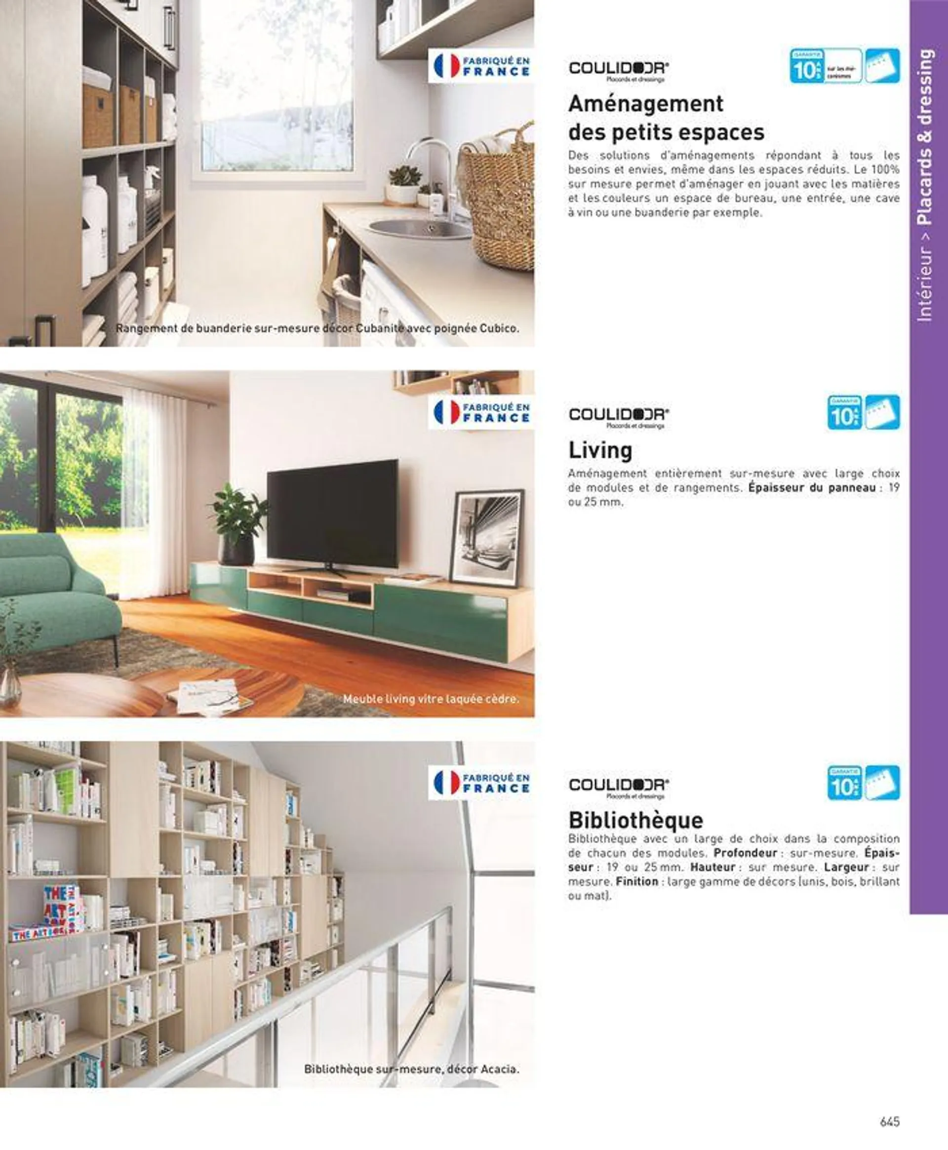 Sélection Intérieur & Extérieur 2024 du 5 avril au 31 décembre 2024 - Catalogue page 645