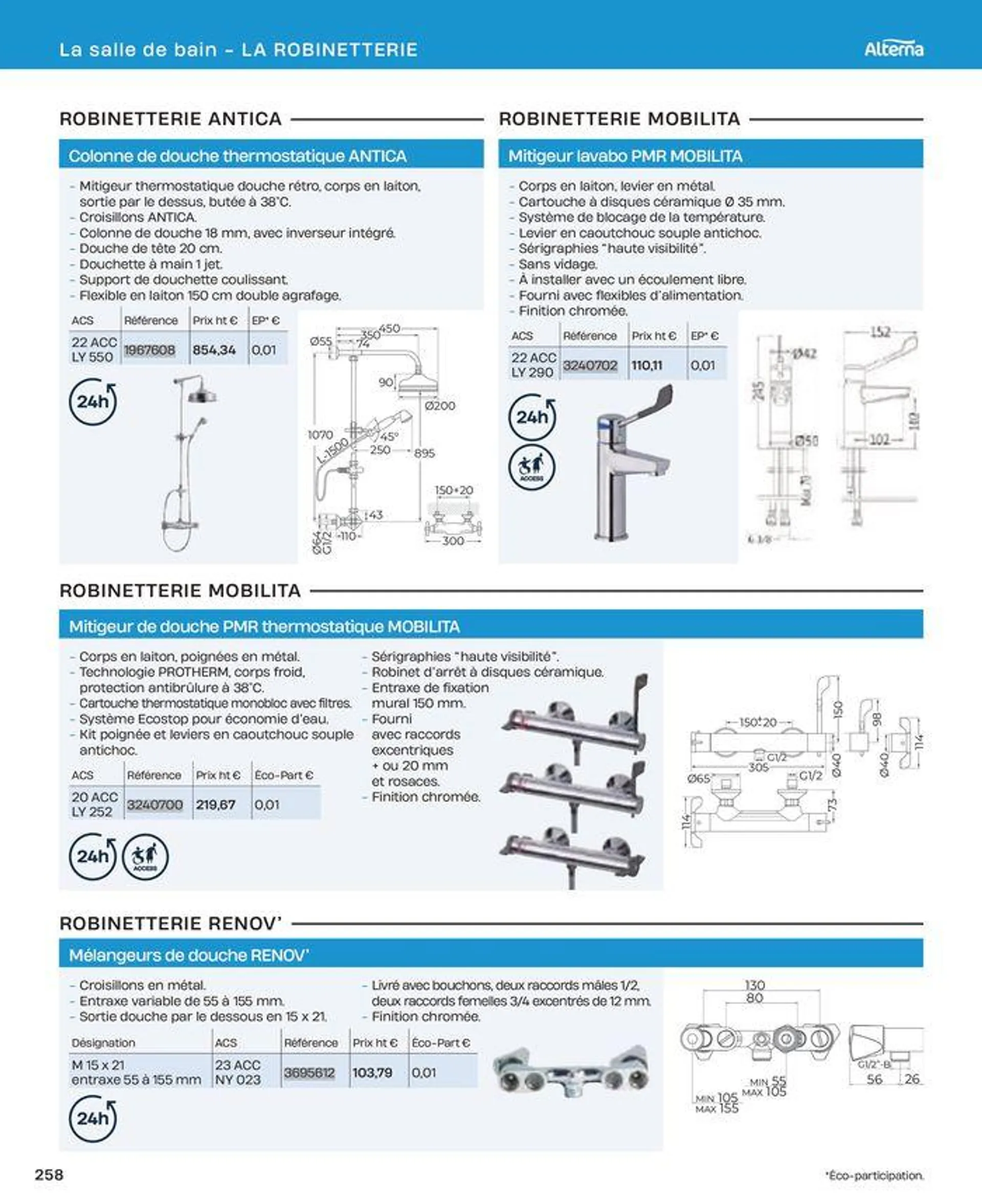 La salle de bain en toute sérénité du 2 juillet au 31 décembre 2024 - Catalogue page 258