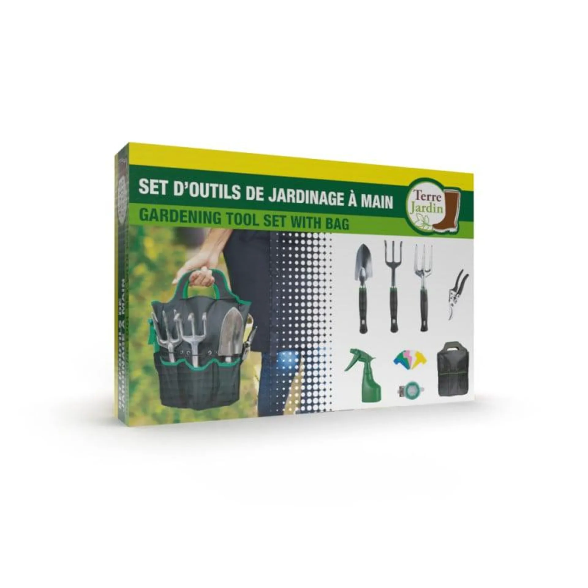 Kit d'outils de jardinage - ensemble de 8 pièces