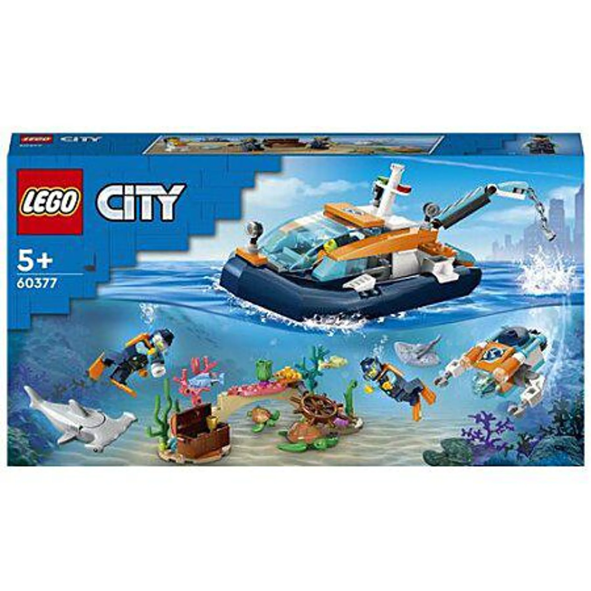 LEGO® City - Le bateau d’exploration sous-marine - 60377