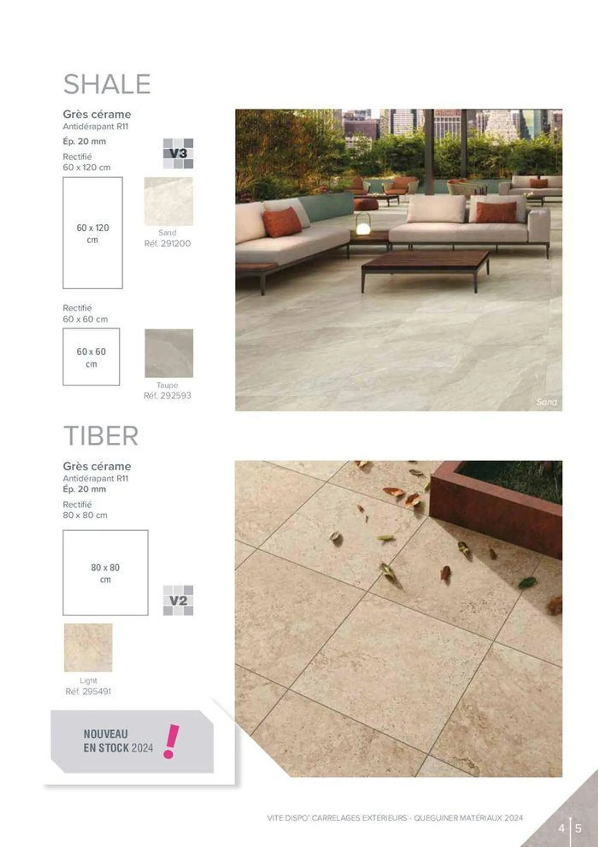 Carrelages extérieurs du 19 mars au 31 décembre 2024 - Catalogue page 7