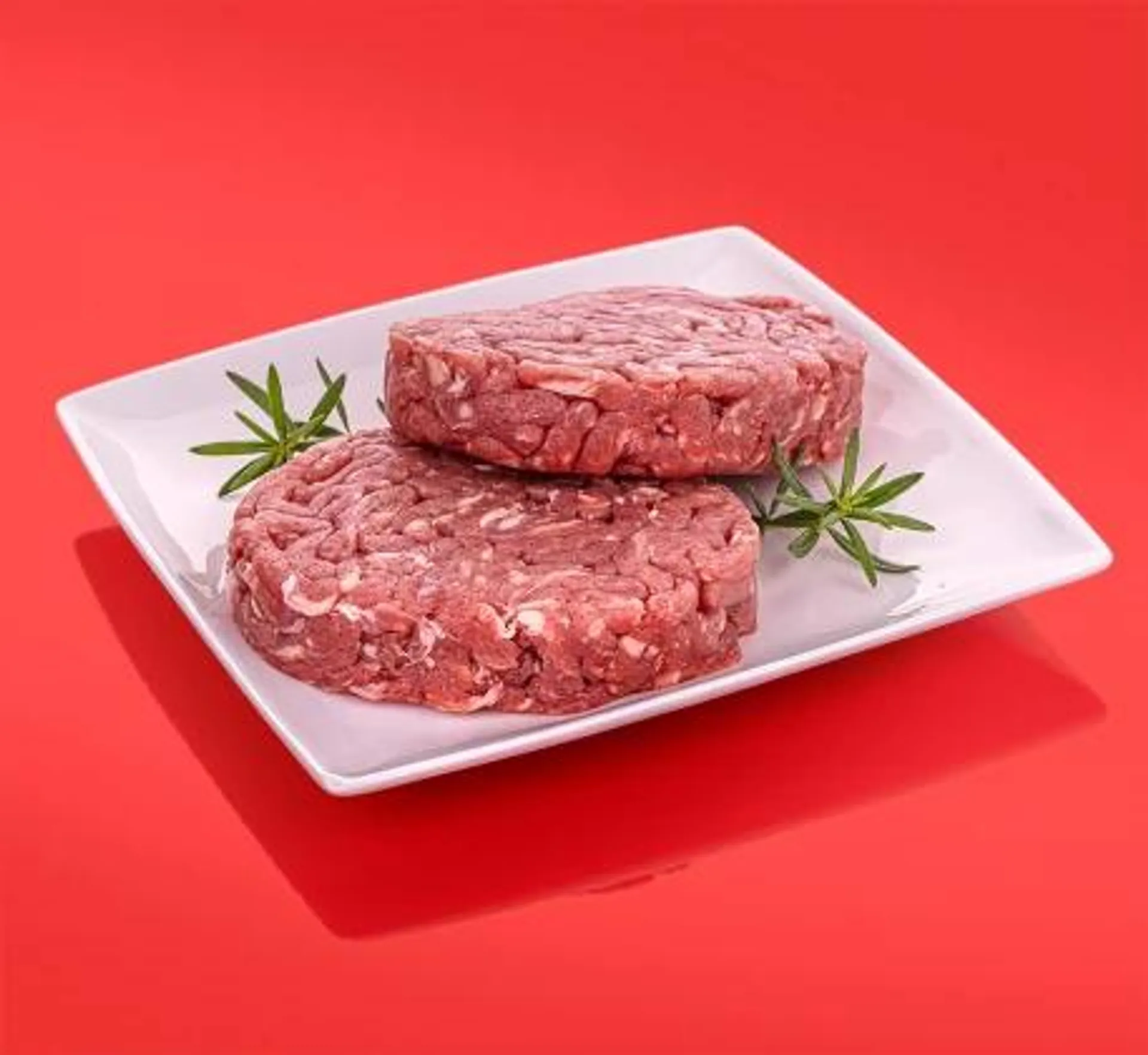 Steaks hachés de bœuf charolais façon bouchère 5 % MG