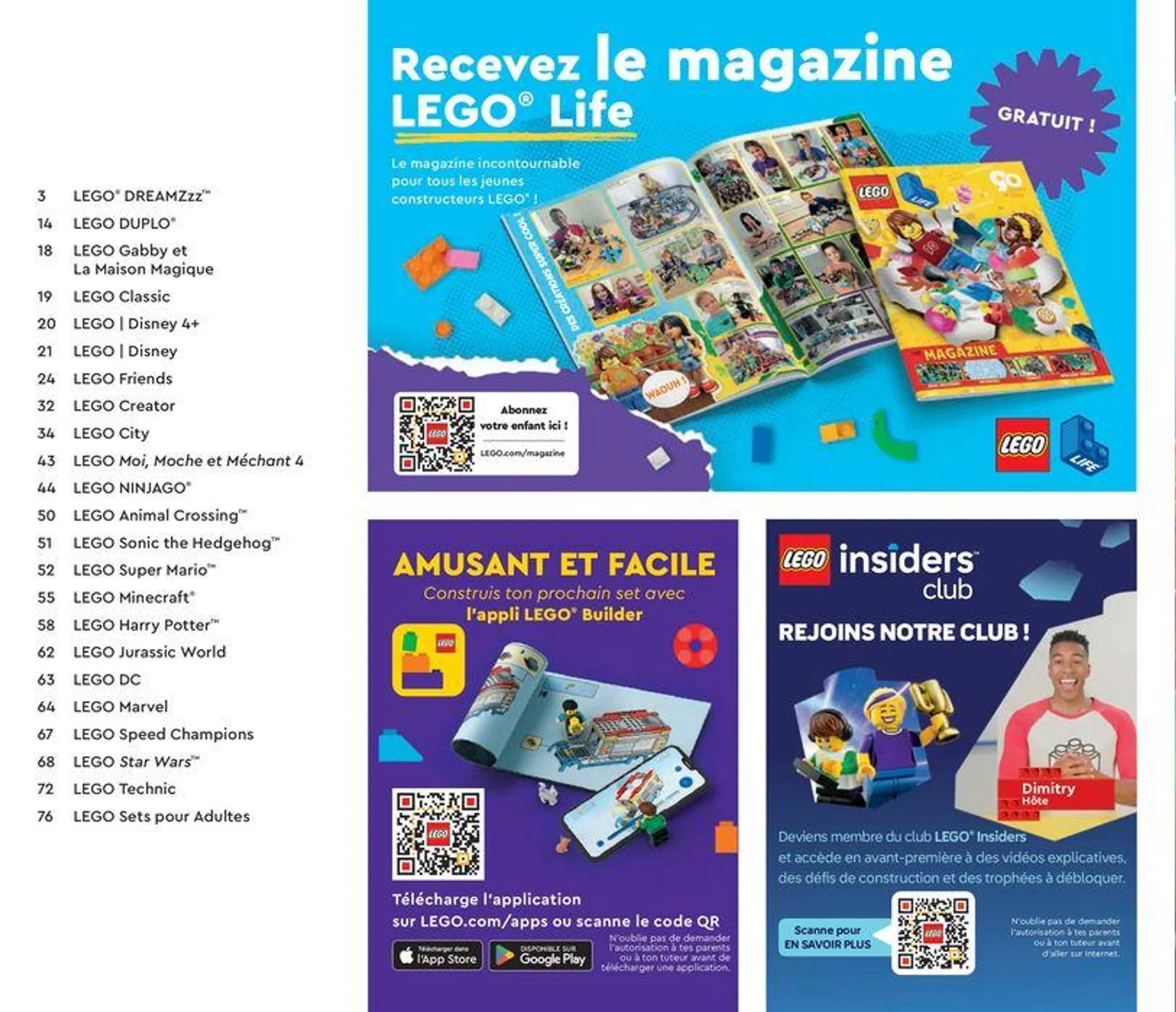 LEGO 2024 du 1 juillet au 31 décembre 2024 - Catalogue page 2