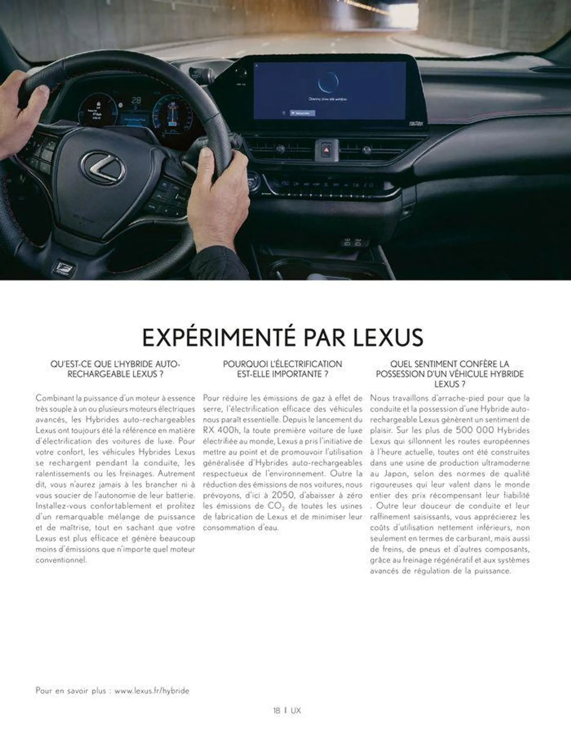 Lexus HYBRIDE AUTO-RECHARGEABLE du 24 juin au 28 février 2025 - Catalogue page 18