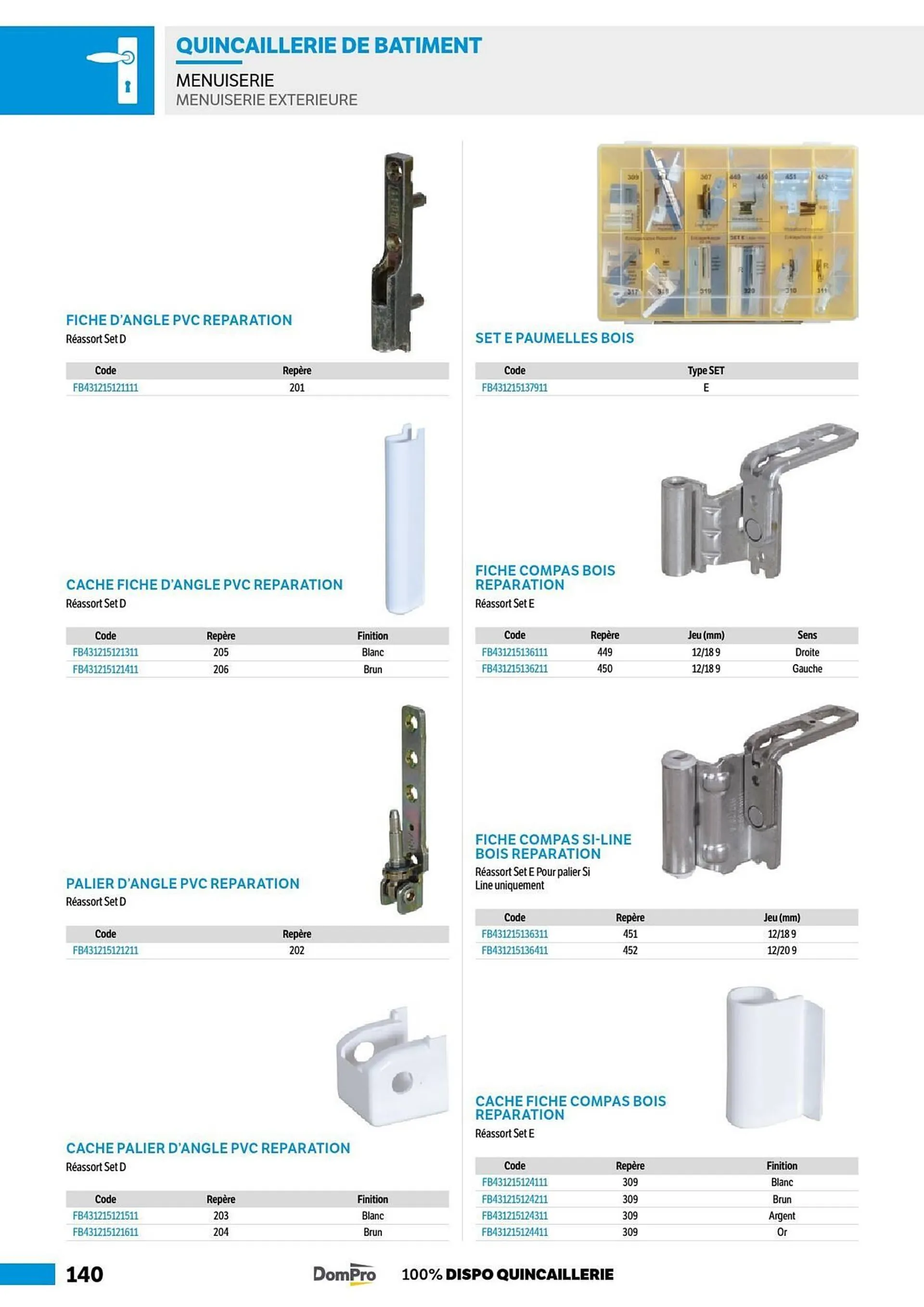 Catalogue DomPro du 8 juillet au 4 janvier 2025 - Catalogue page 140