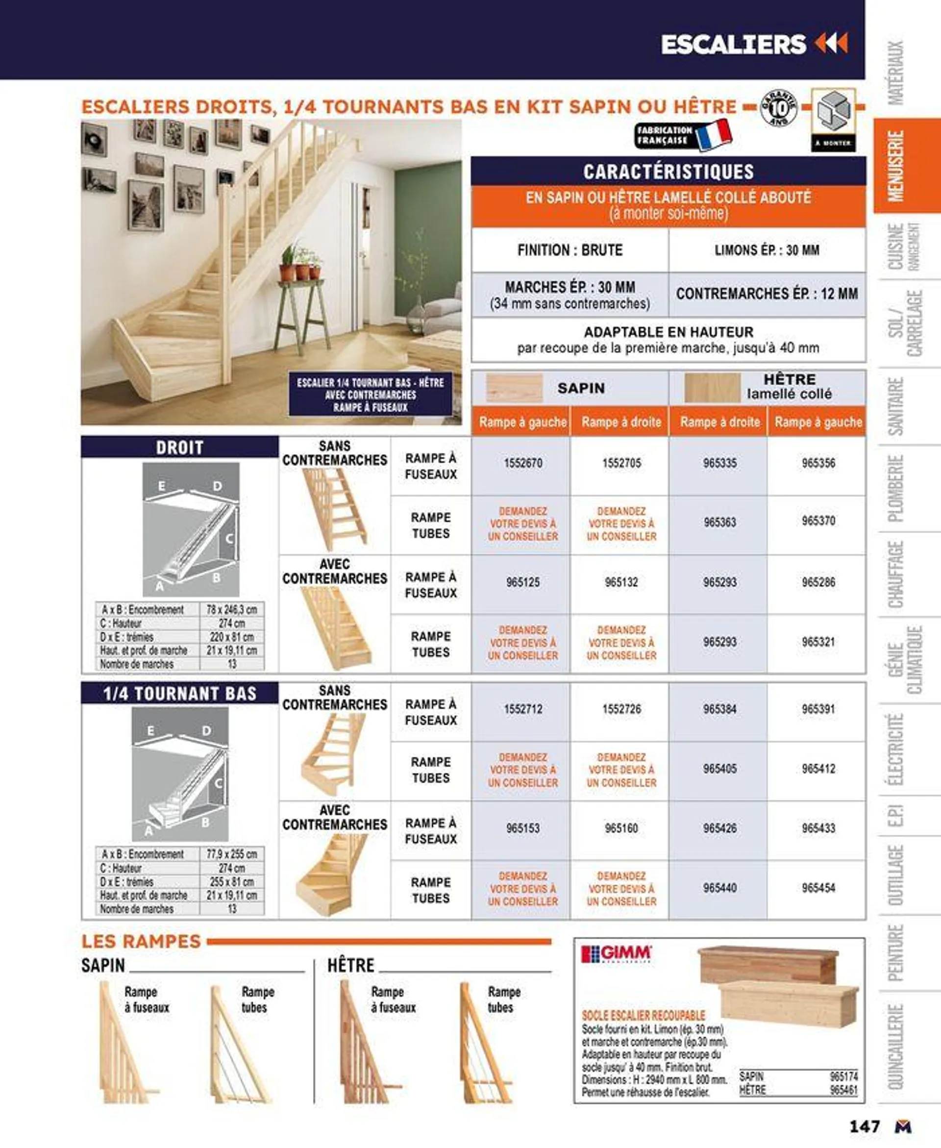 Guide produits 2024 du 15 mars au 31 décembre 2024 - Catalogue page 147