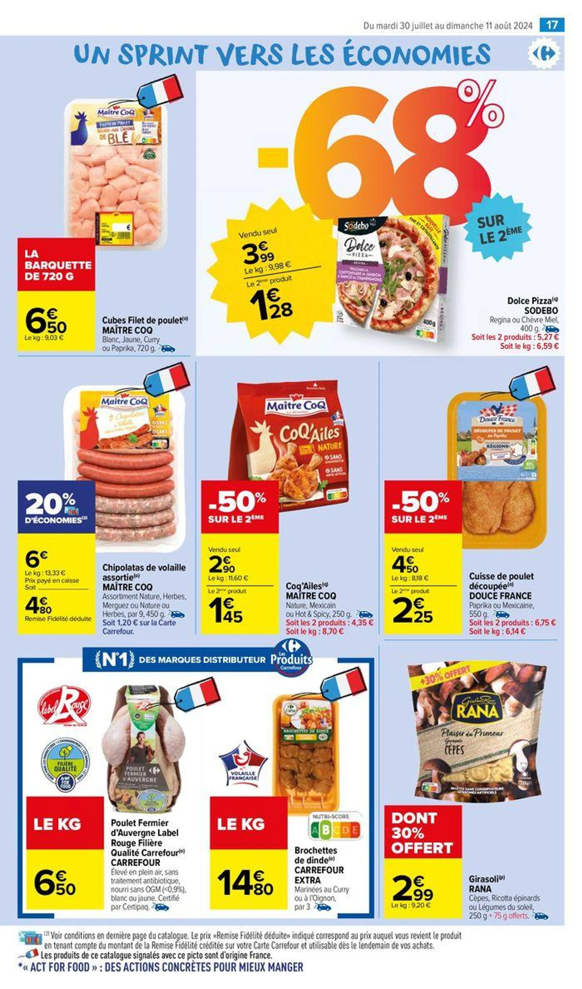 Le Top Chrono des Promos du 30 juillet au 11 août 2024 - Catalogue page 19