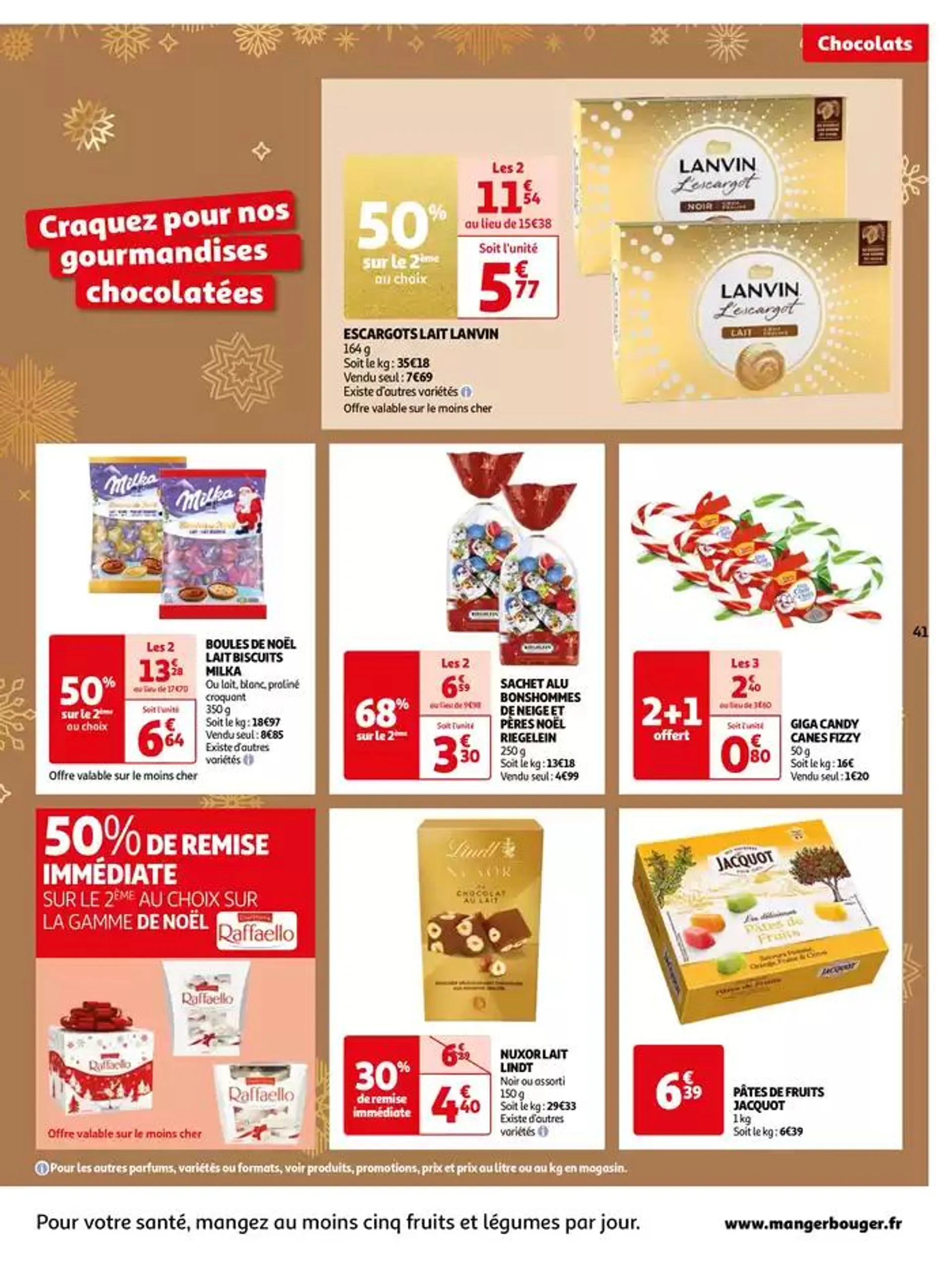 Une semaine d'offres à prix cassés  du 22 octobre au 28 octobre 2024 - Catalogue page 41