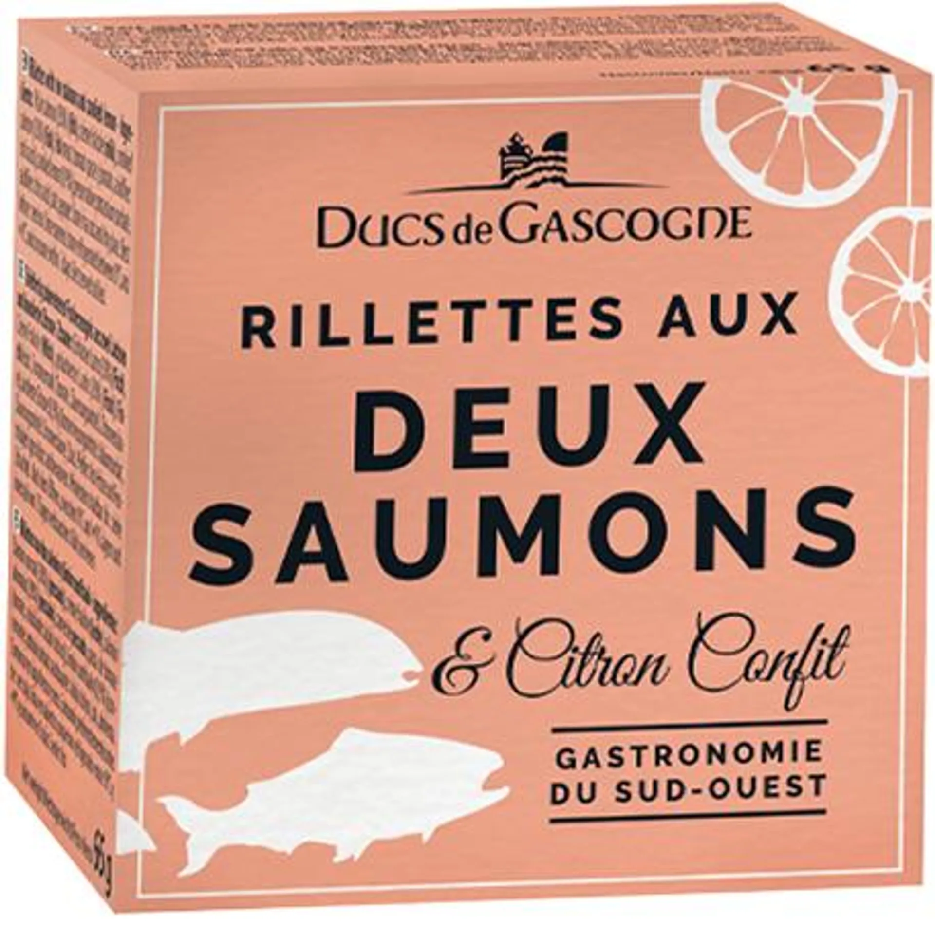 Rillettes aux deux saumons et citron confit 65g