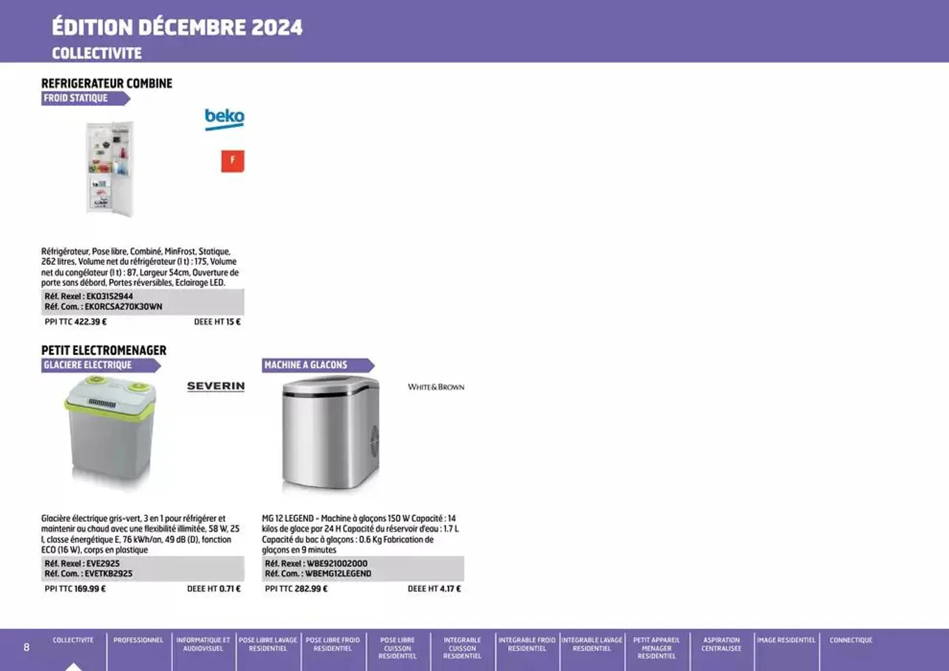 Equipement collectif & residentiel 2024 du 12 décembre au 31 décembre 2024 - Catalogue page 8