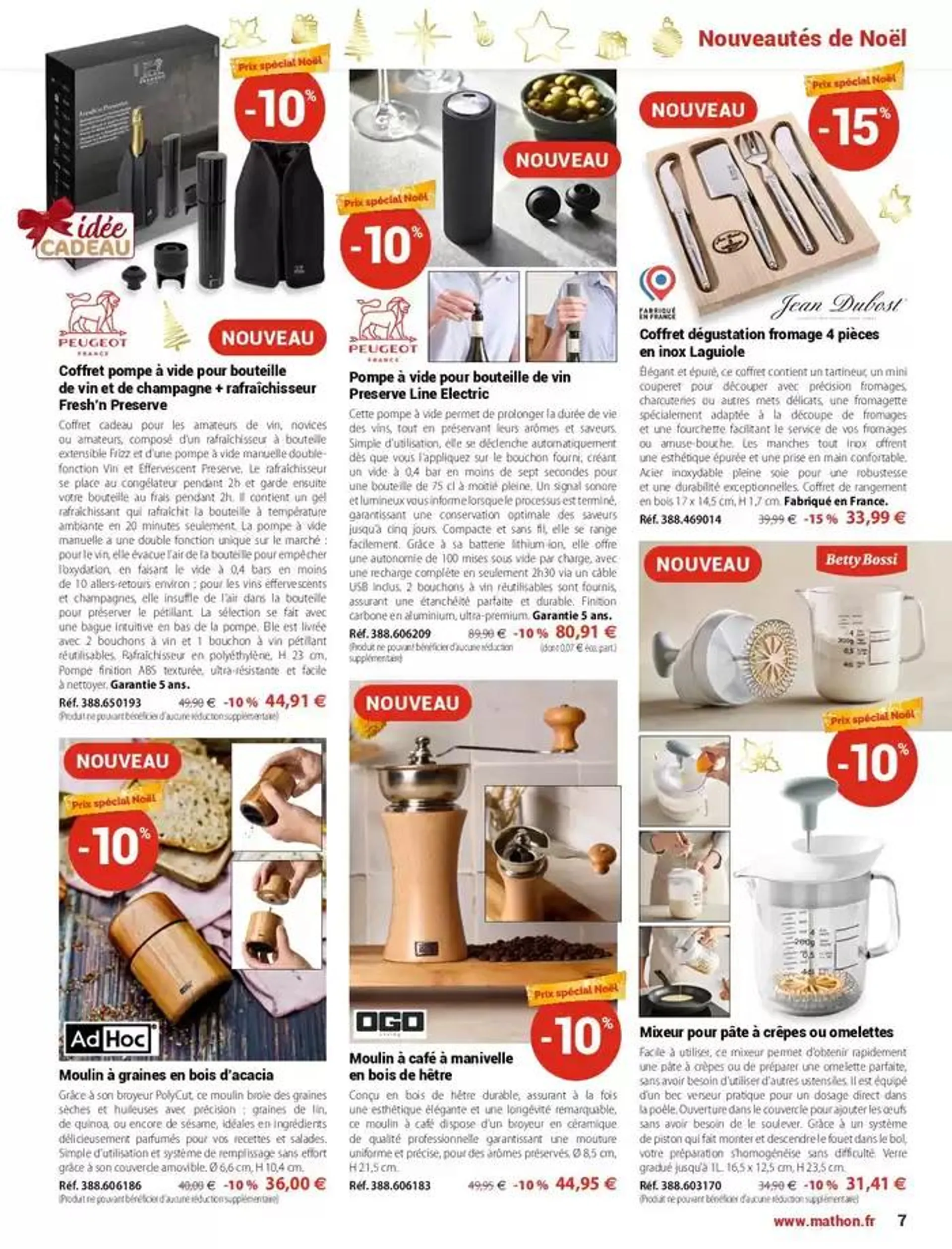  Noël Gourmand du 21 octobre au 31 décembre 2024 - Catalogue page 7