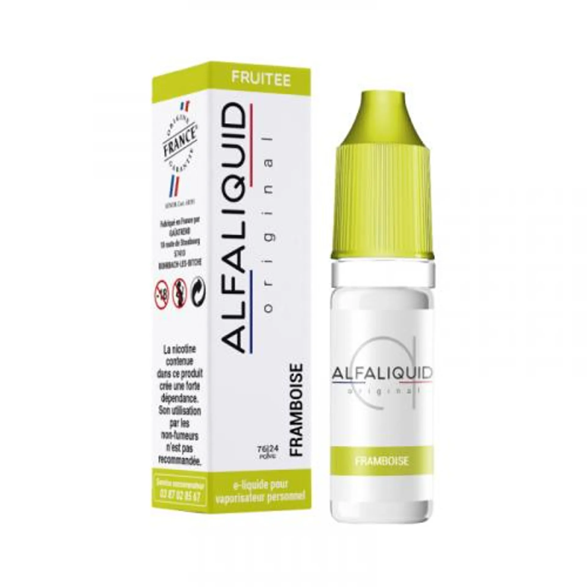 E Liquide FRAMBOISE 10 ml - Alfaliquid