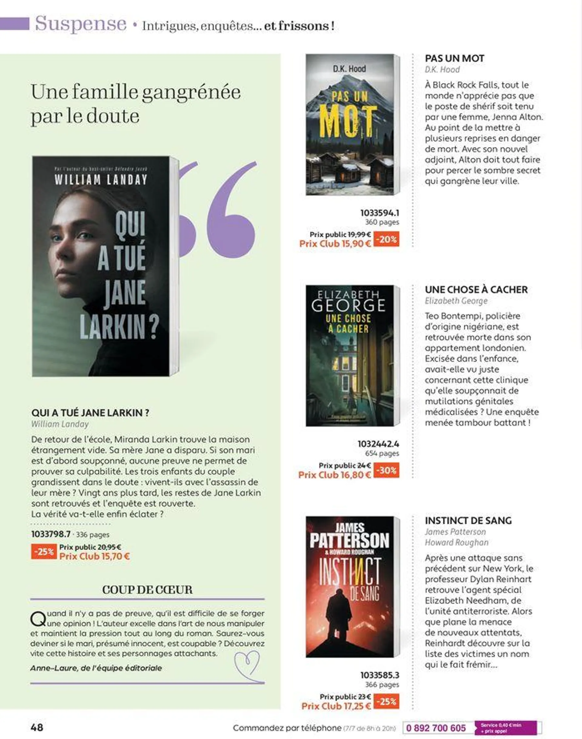 Septembre - Octobre 2024 du 2 septembre au 31 octobre 2024 - Catalogue page 48