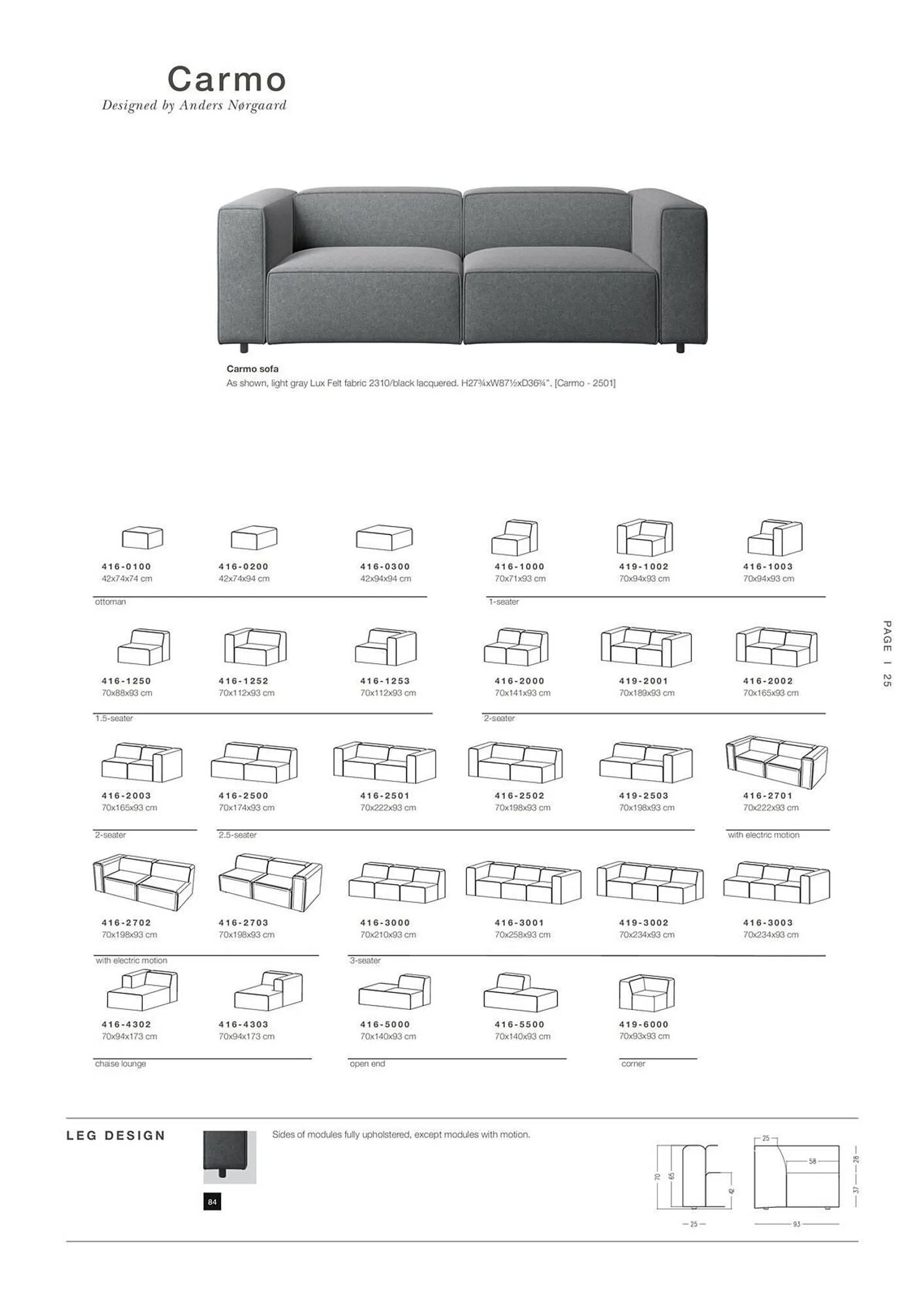 Catalogue BoConcept du 9 avril au 31 décembre 2024 - Catalogue page 25