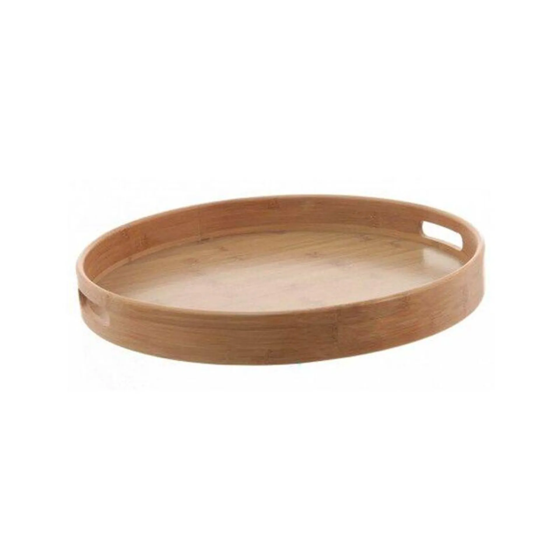 Plateau rond en Bambou 40cm