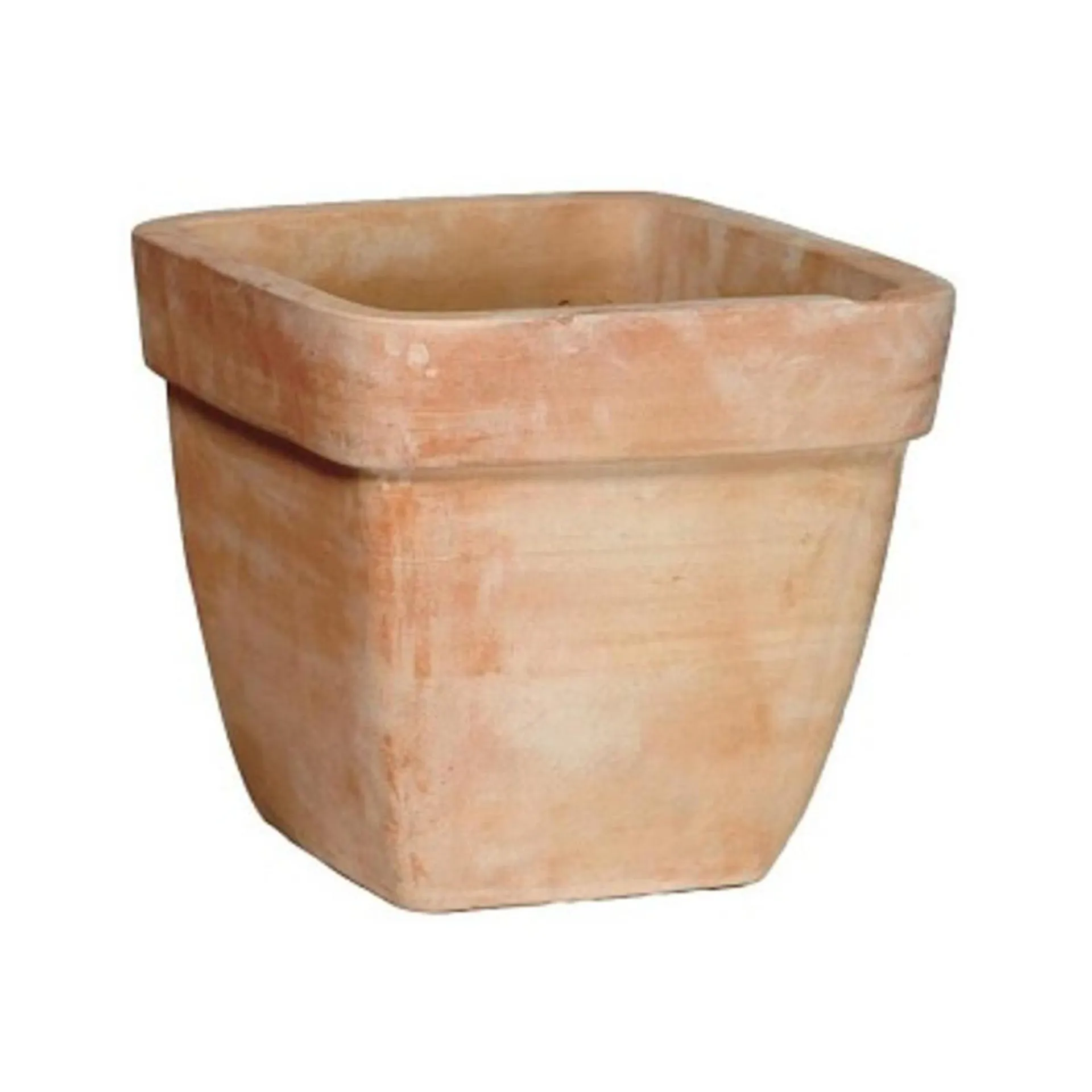 Pot carré - 39 x L 39 x H 35 cm - Terracotta - MOOREA