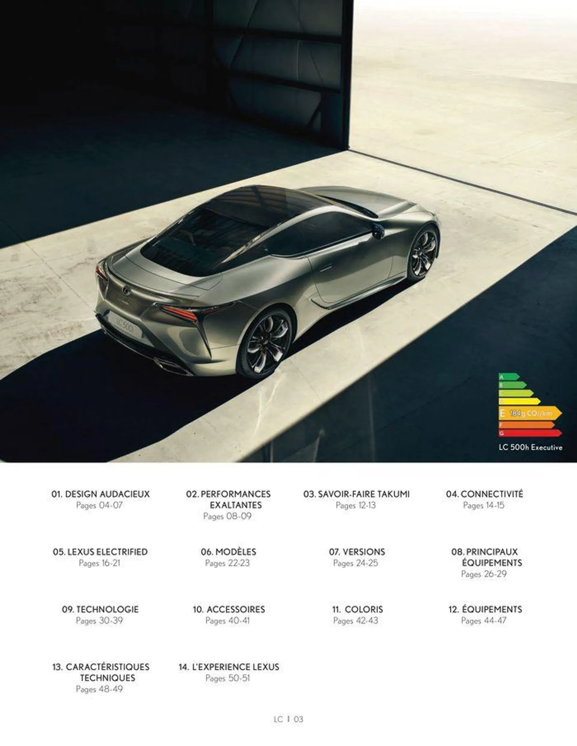 Lexus LC LC 500h et LC 500 du 24 juin au 28 février 2025 - Catalogue page 3