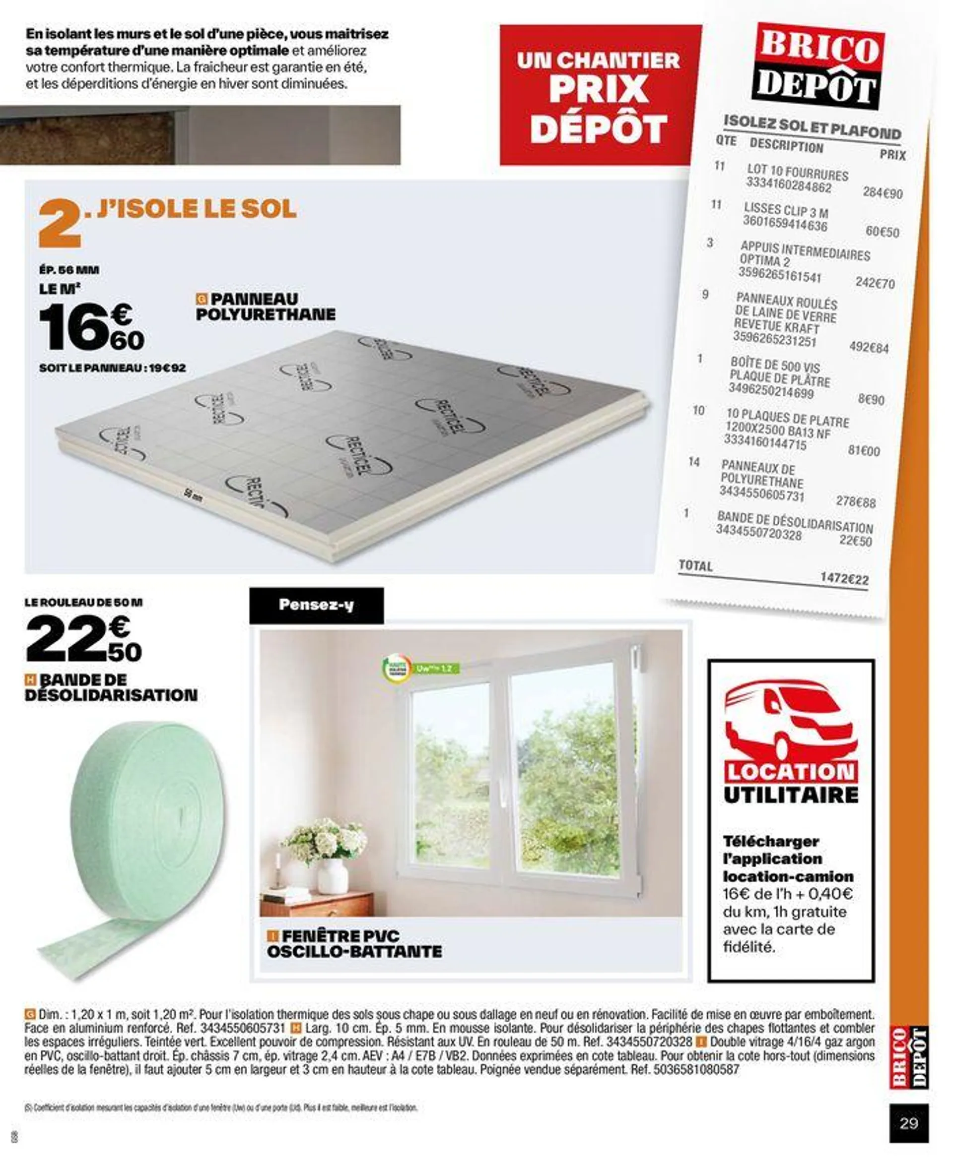 Je rénove mes espaces du 20 juin au 4 août 2024 - Catalogue page 29