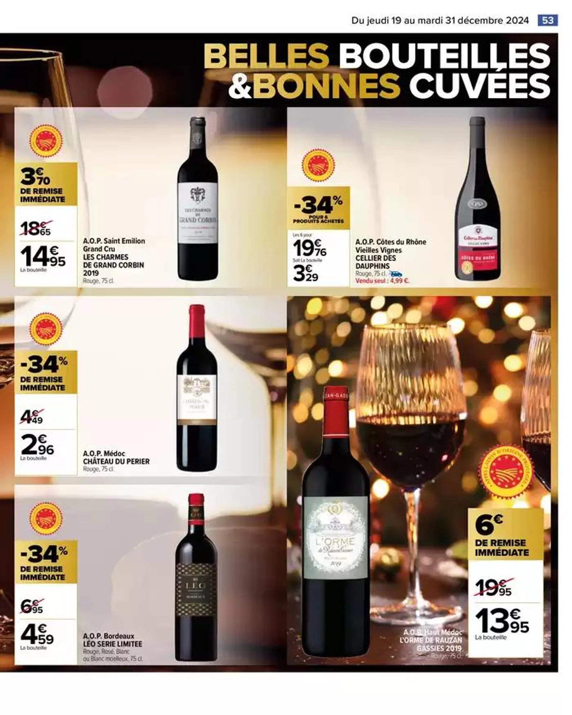 JOYEUSES FÊTES ET MEILLEURS PRIX du 19 décembre au 31 décembre 2024 - Catalogue page 55