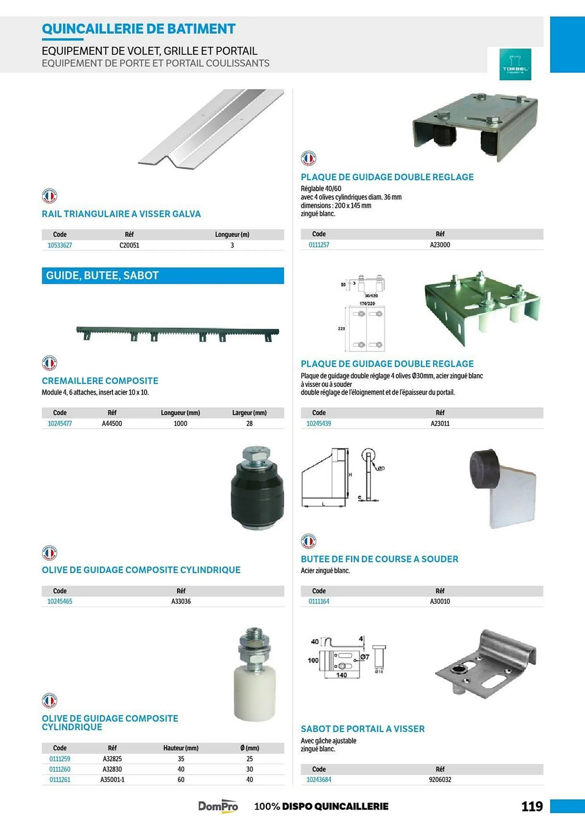 Catalogue DomPro du 8 juillet au 4 janvier 2025 - Catalogue page 119