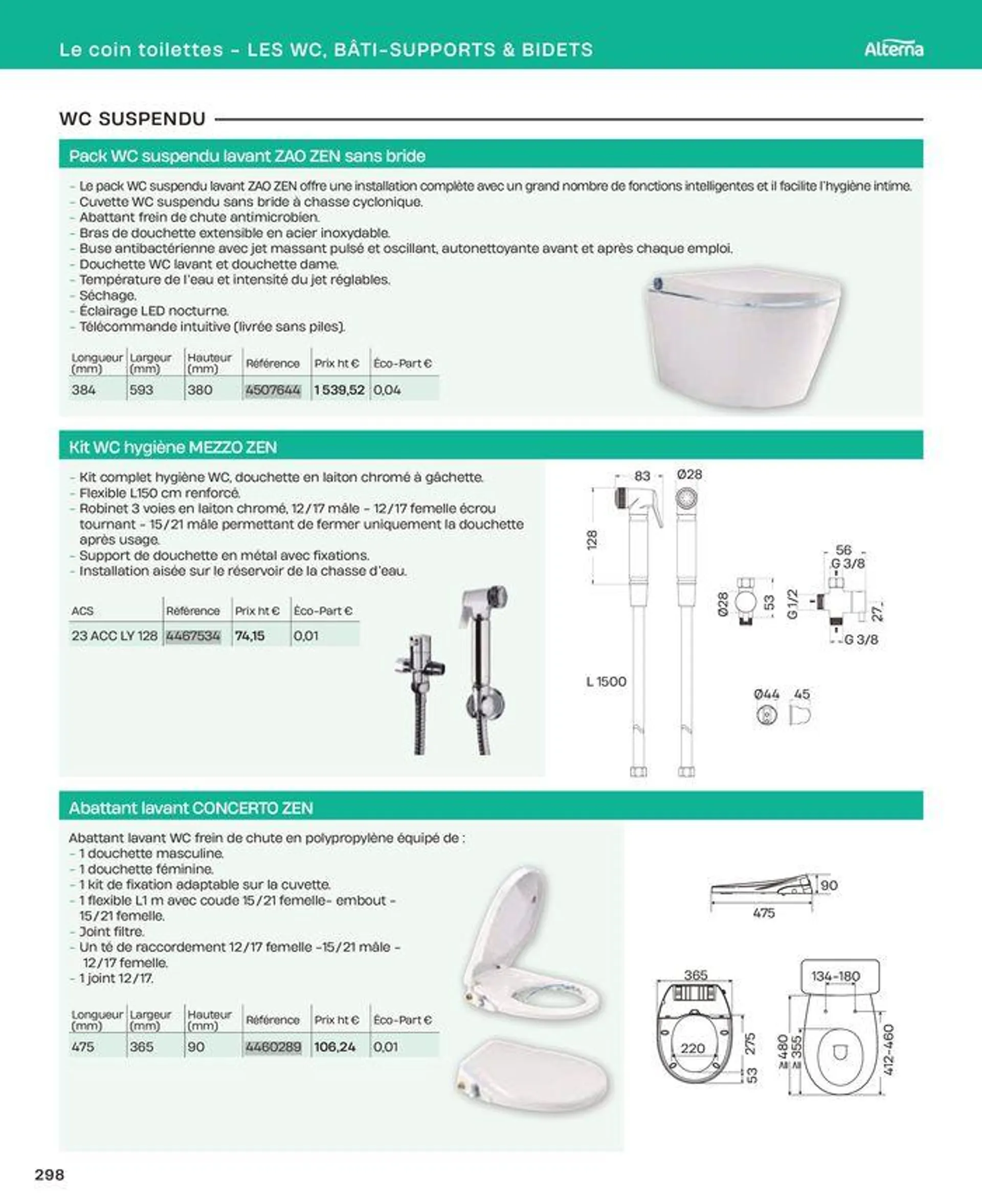 La salle de bain en toute sérénité du 2 juillet au 31 décembre 2024 - Catalogue page 298