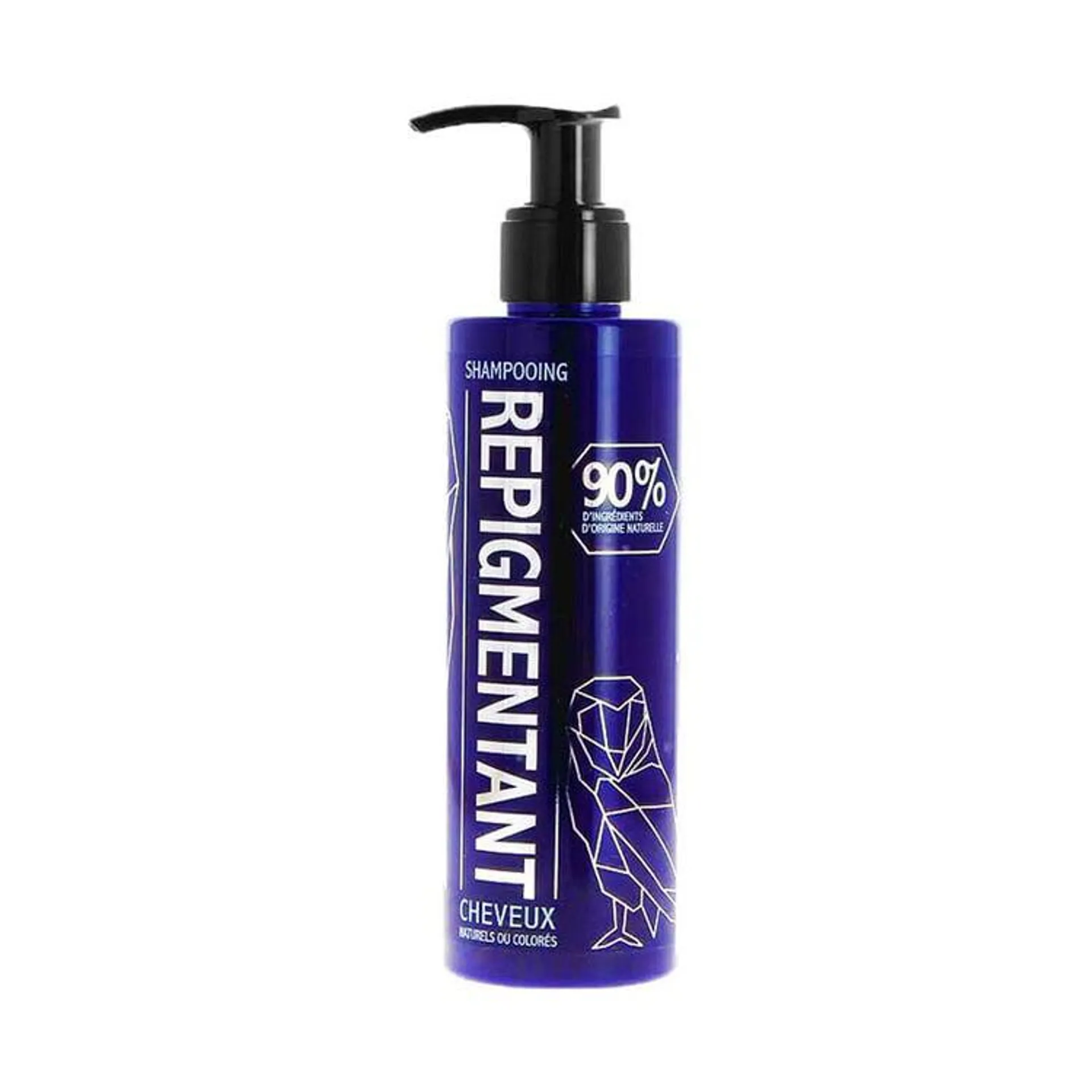 Shampooing repigmentant bleu