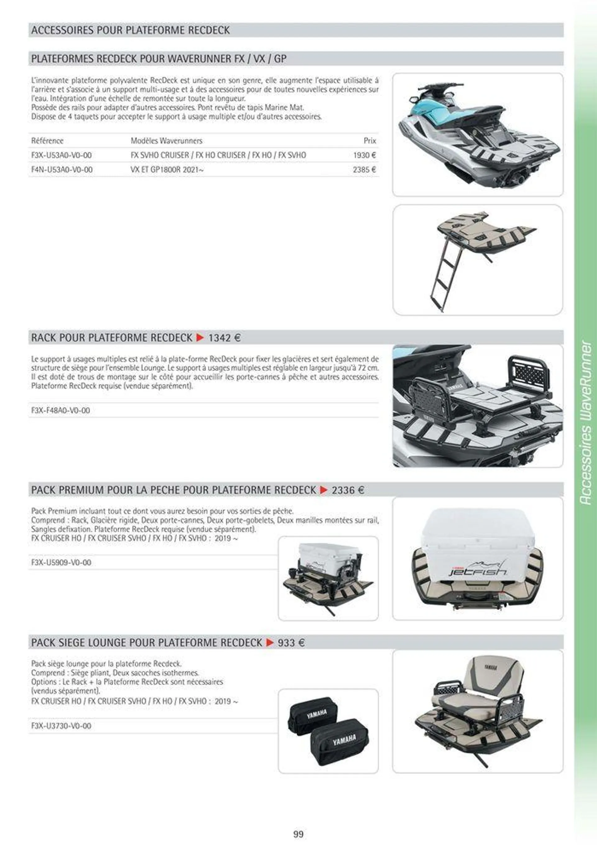 Catalogue Yamaha Marine - Accessoires Marine 2024 - 111