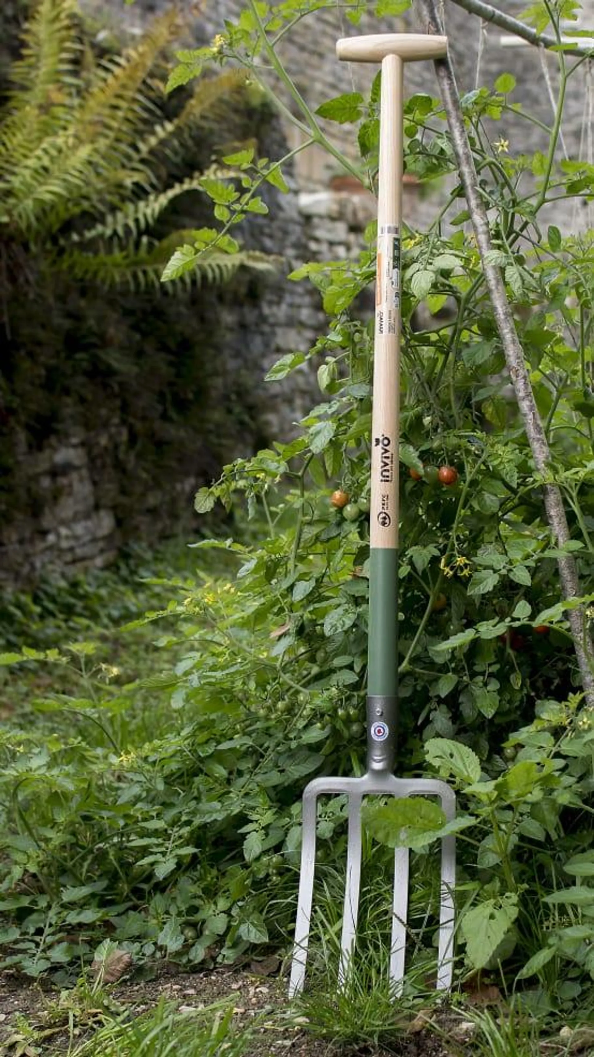 Fourche à bêcher à douille L.29 cm - INVIVO Nous on sème