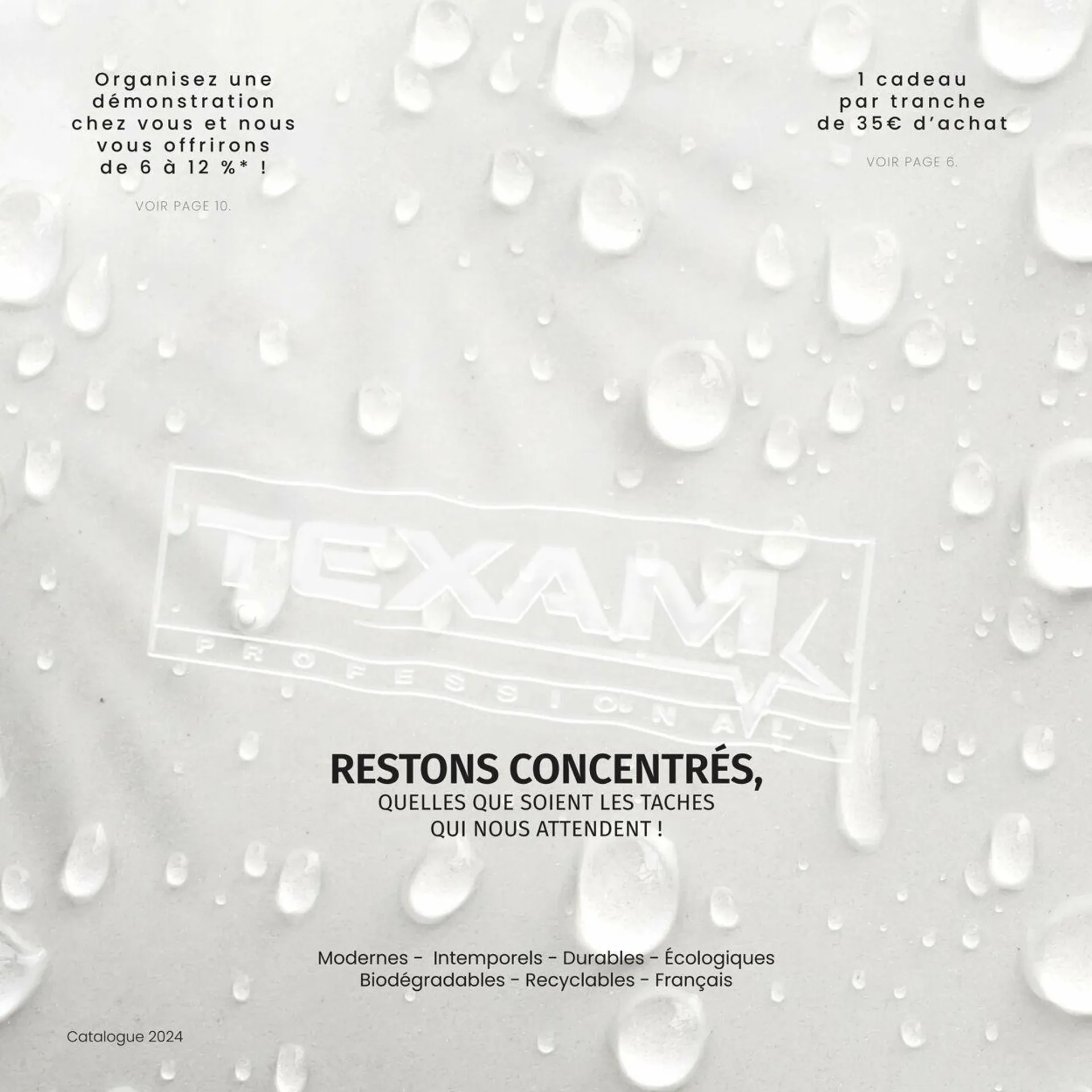 Texam du 1 janvier au 30 juin 2024 - Catalogue page 