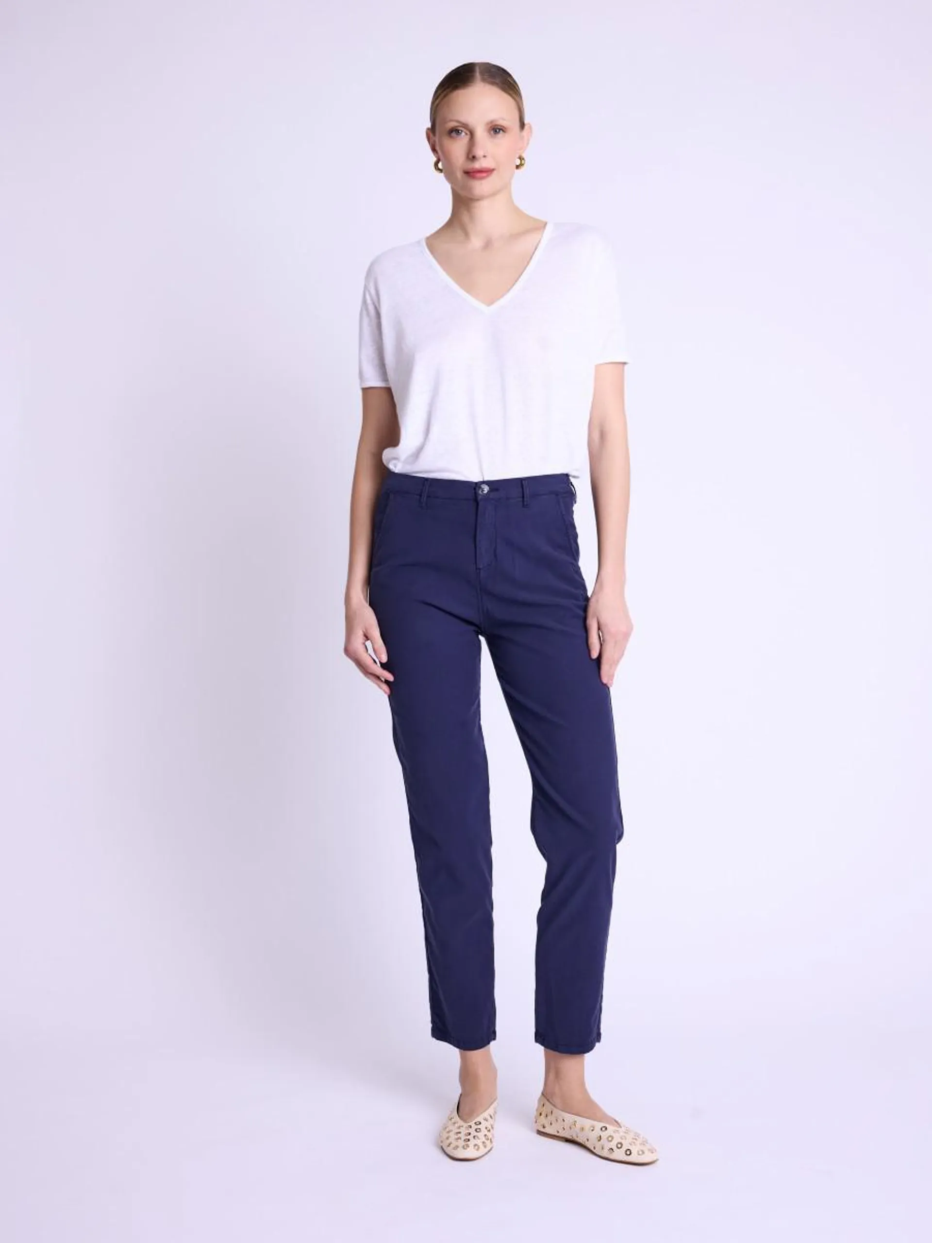 BOMBAY | Pantalon casual navy uni