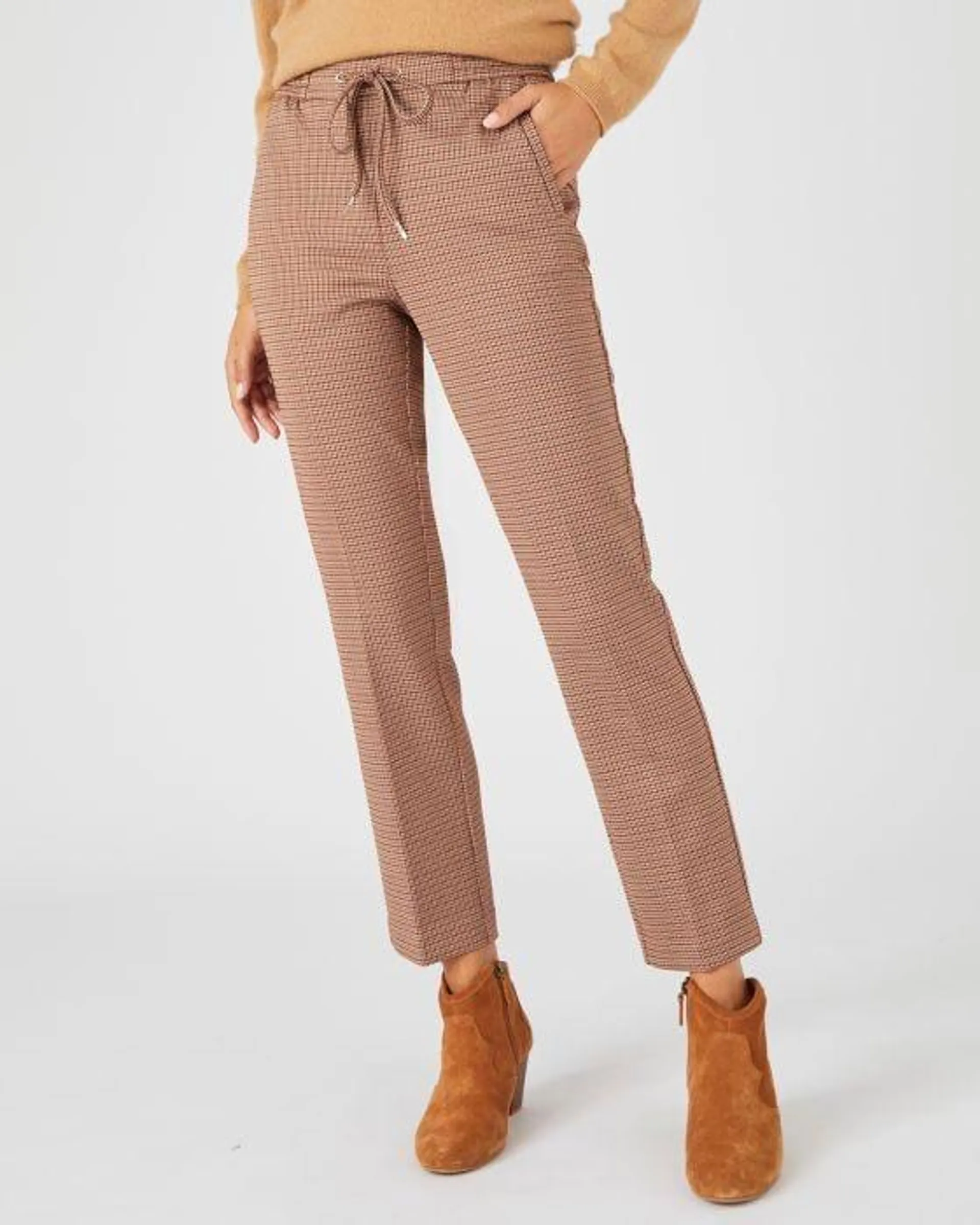 Pantalon 7/8ème enfilable maille milano stretch