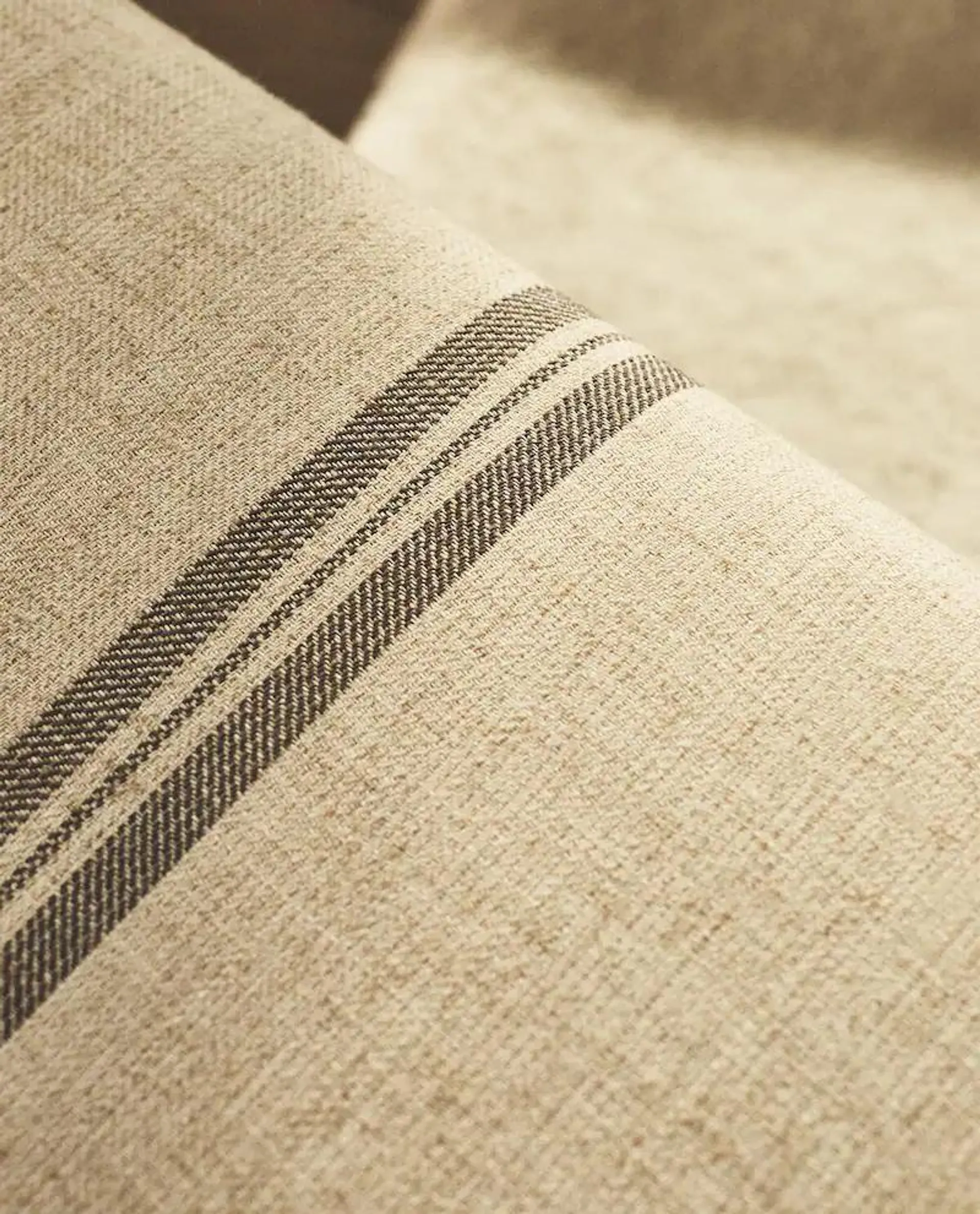 LOW STRIPED ARMCHAIR