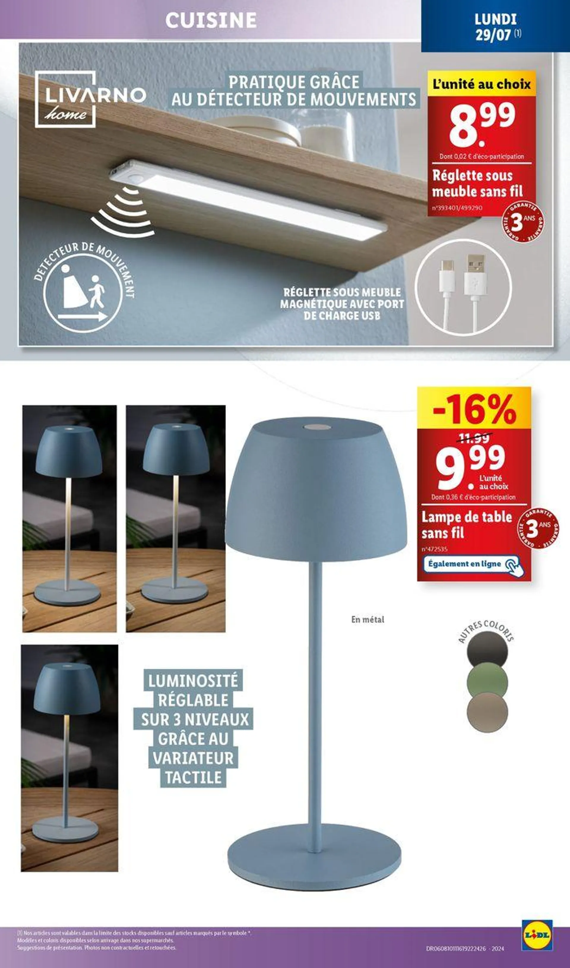 Ne passez pas à côté de nos offres bricolage et maison, toujours à prix Lidl ! du 25 juillet au 29 juillet 2024 - Catalogue page 31