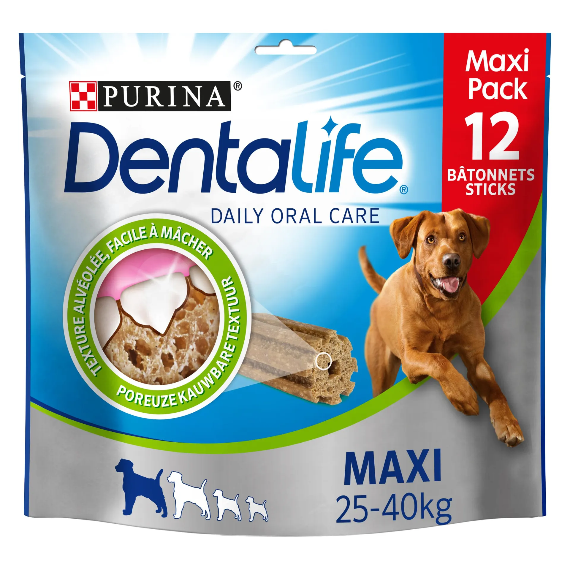 Dentalife chien large maxi pack de 12 bâtonnets 426g