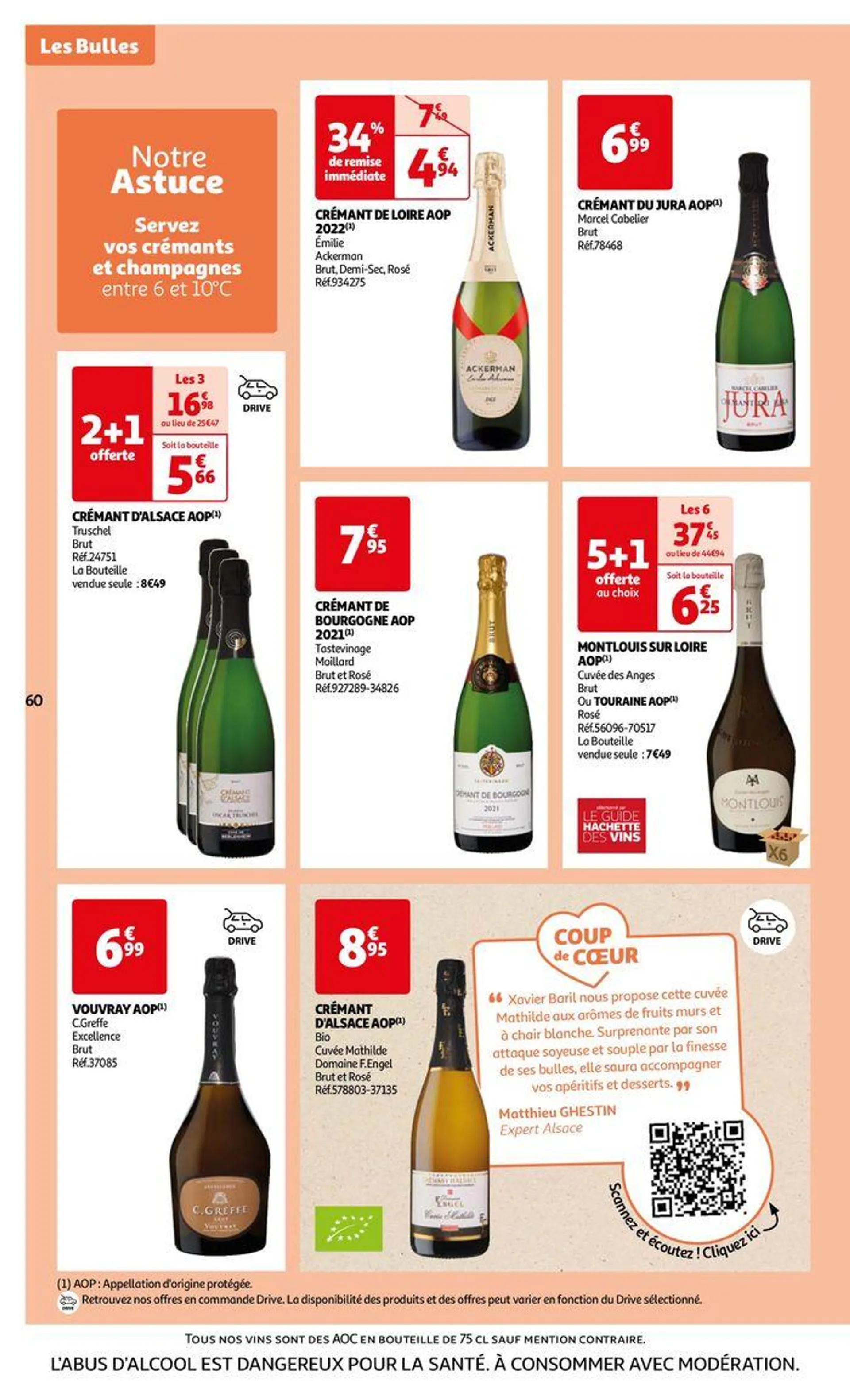 Foire au vins : Un grand choix de cuvées du 24 septembre au 7 octobre 2024 - Catalogue page 60