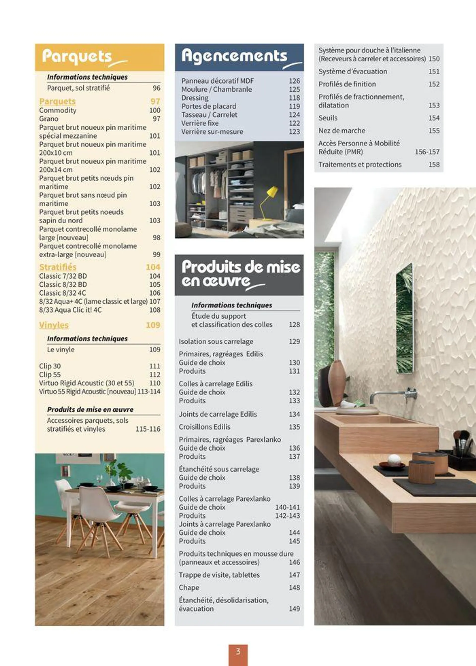 Carrelage & Parquet 2024-2025 du 22 août au 31 mai 2025 - Catalogue page 5