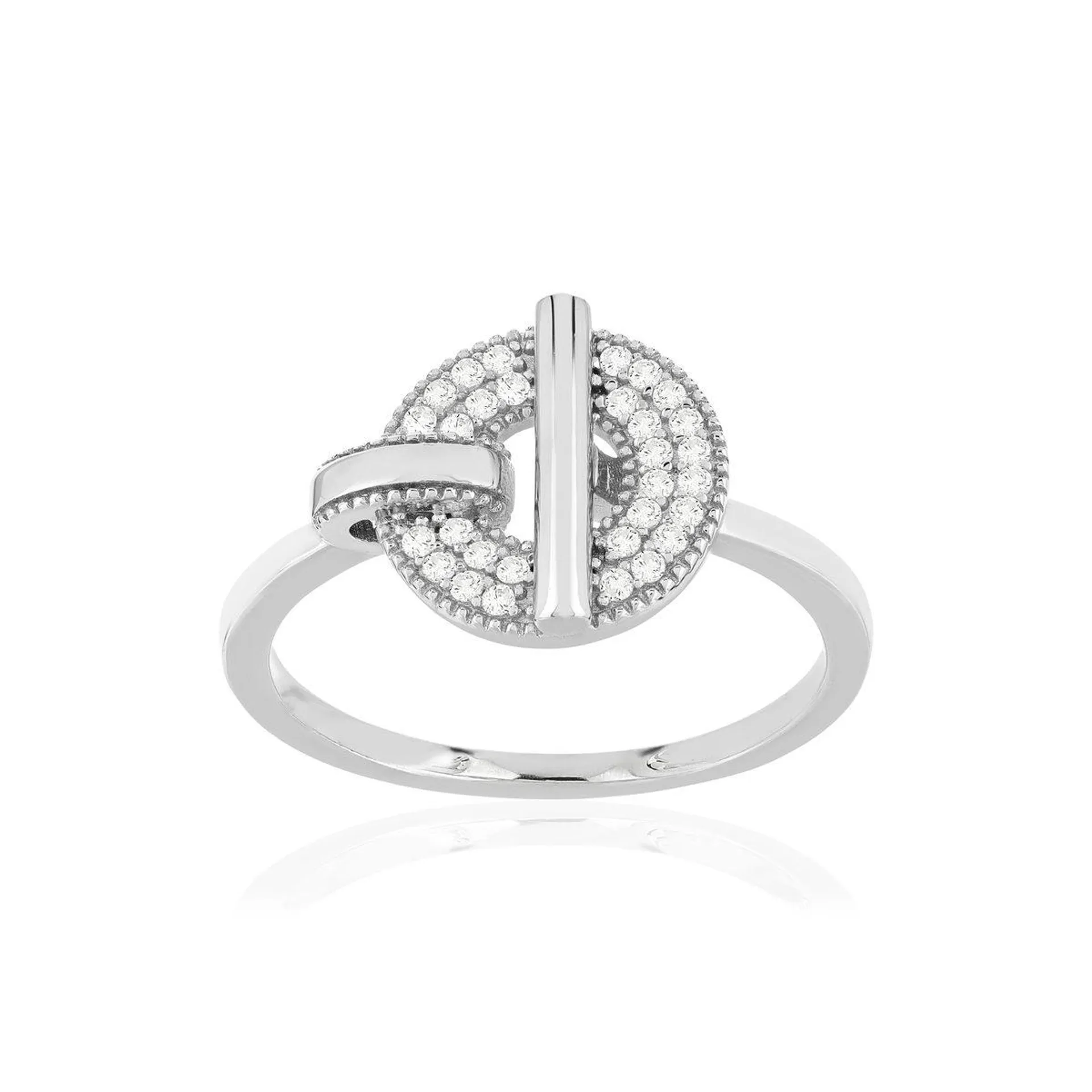 Bague argent 925 zirconias