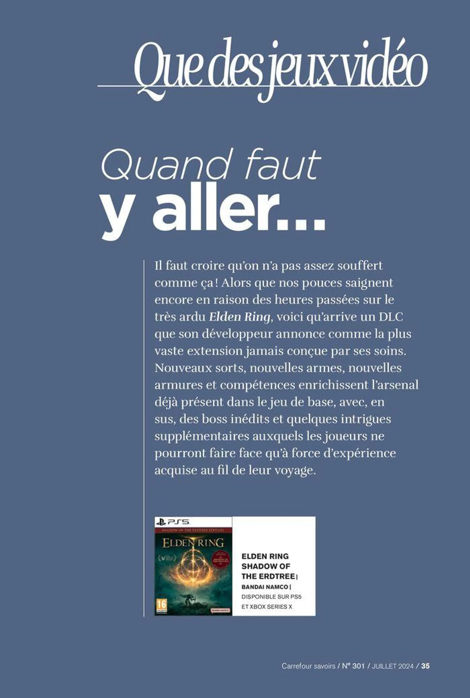 À chacun sa culture du 2 juillet au 30 juillet 2024 - Catalogue page 35