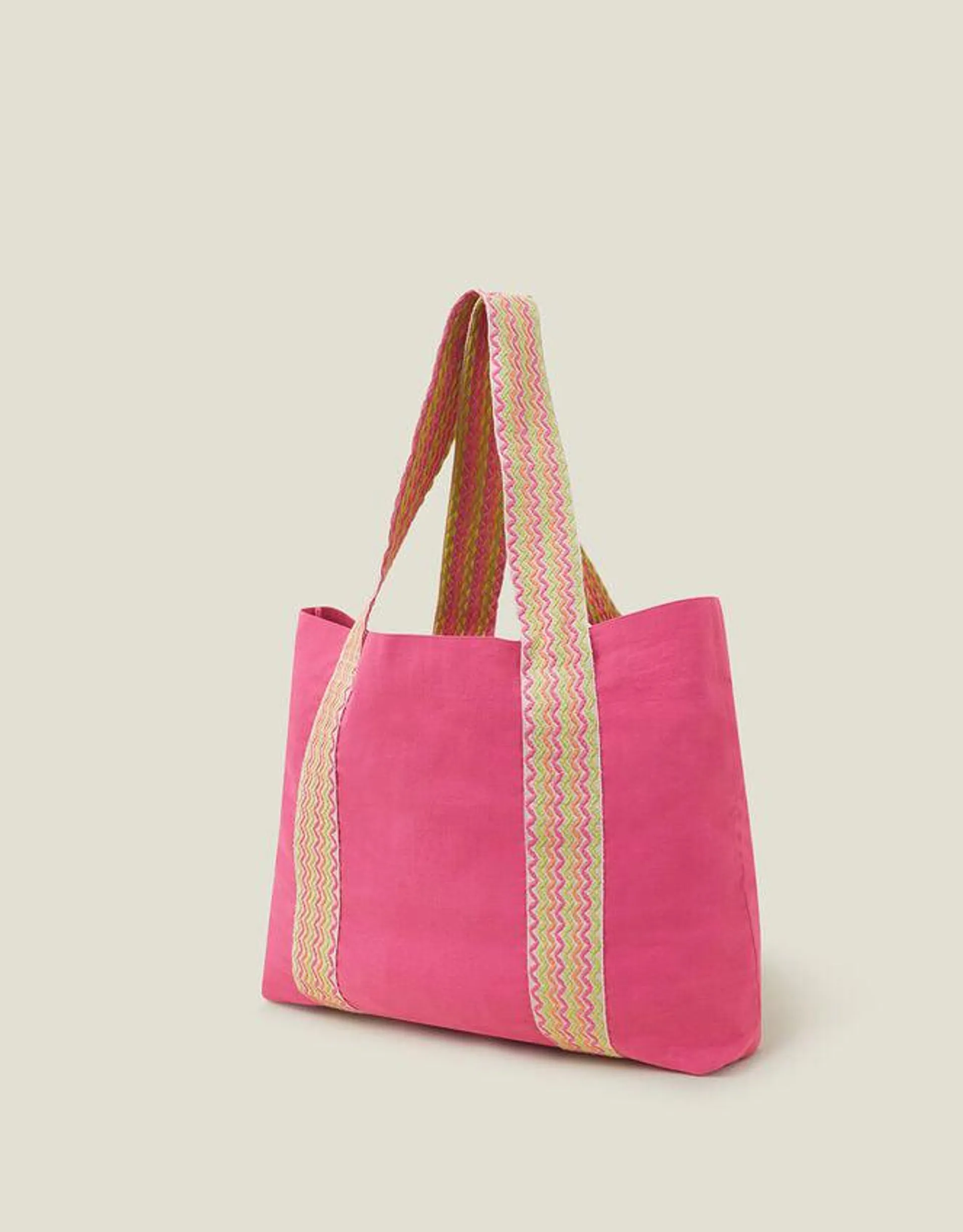 Webbing Shopper Bag Pink